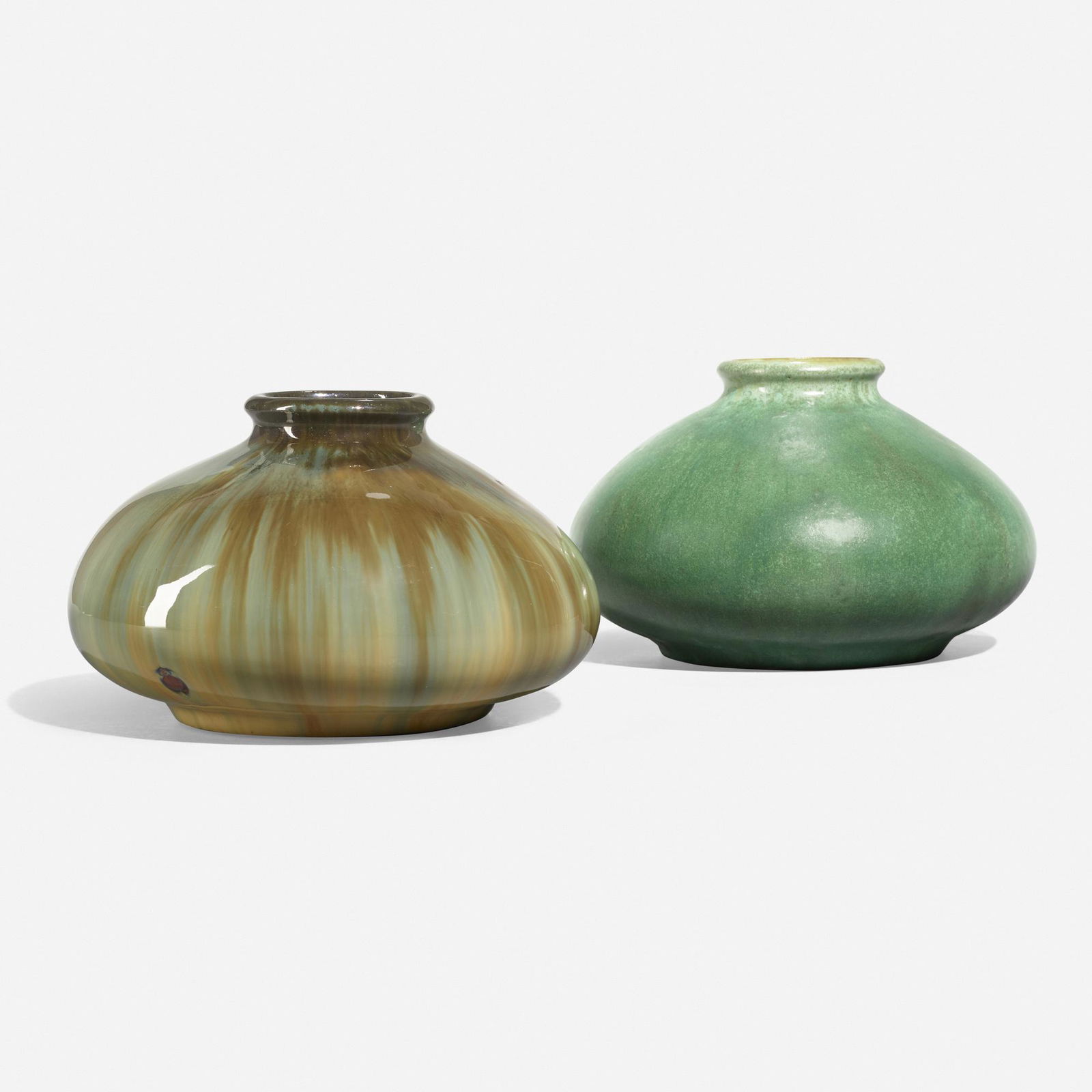 Fulper Pottery, Vases, set of two (1 of 3)