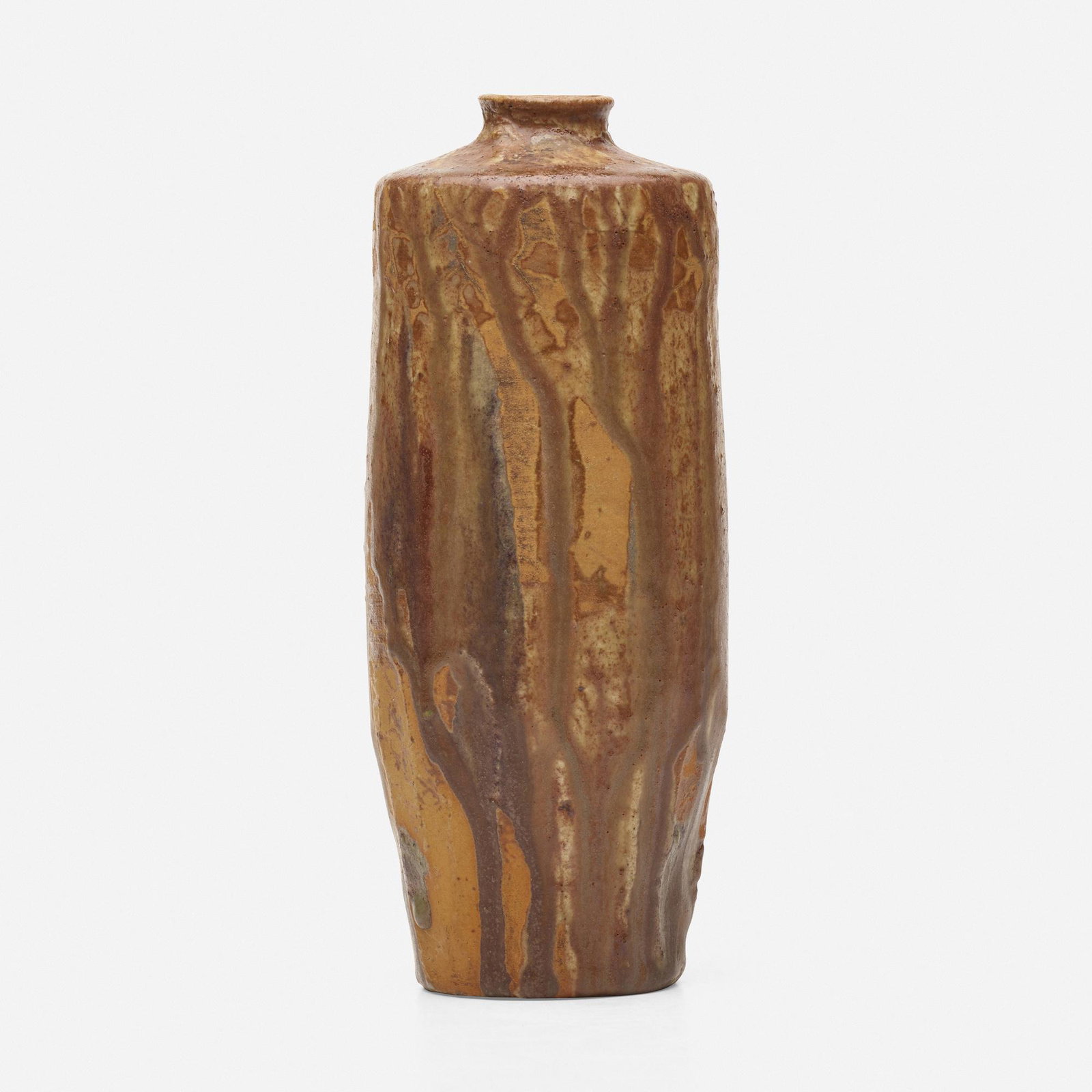 Henri de Vallombreuse, Vase: Henri de Vallombreuse Vase France, c. 1900 glazed stoneware 9 h x 3.5 dia in (23 x 9 cm) Incised signature to underside 'Vallombreuse'. This work will ship from Lambertville