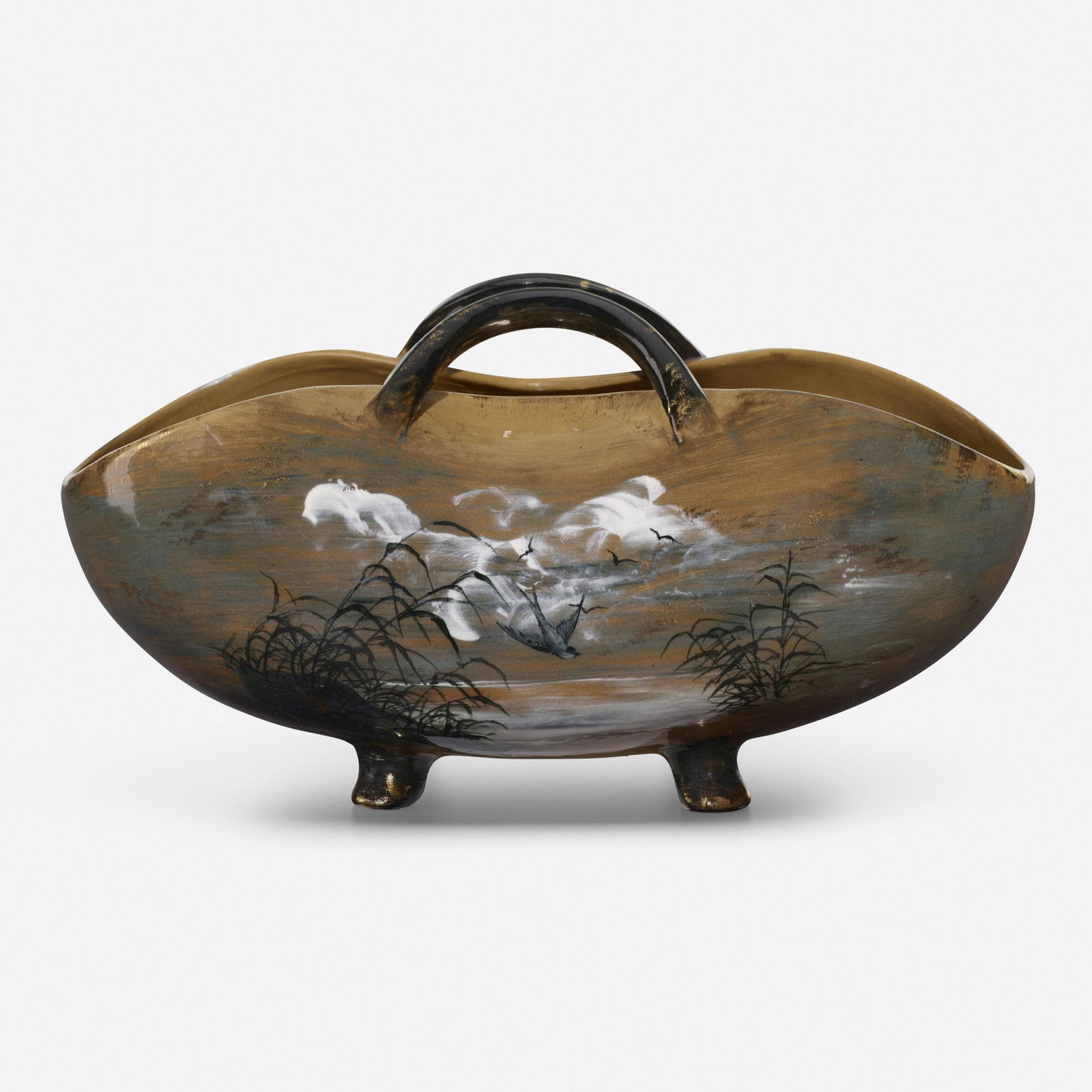 Albert Humphreys, Rookwood, Limoges style basket (1 of 4)