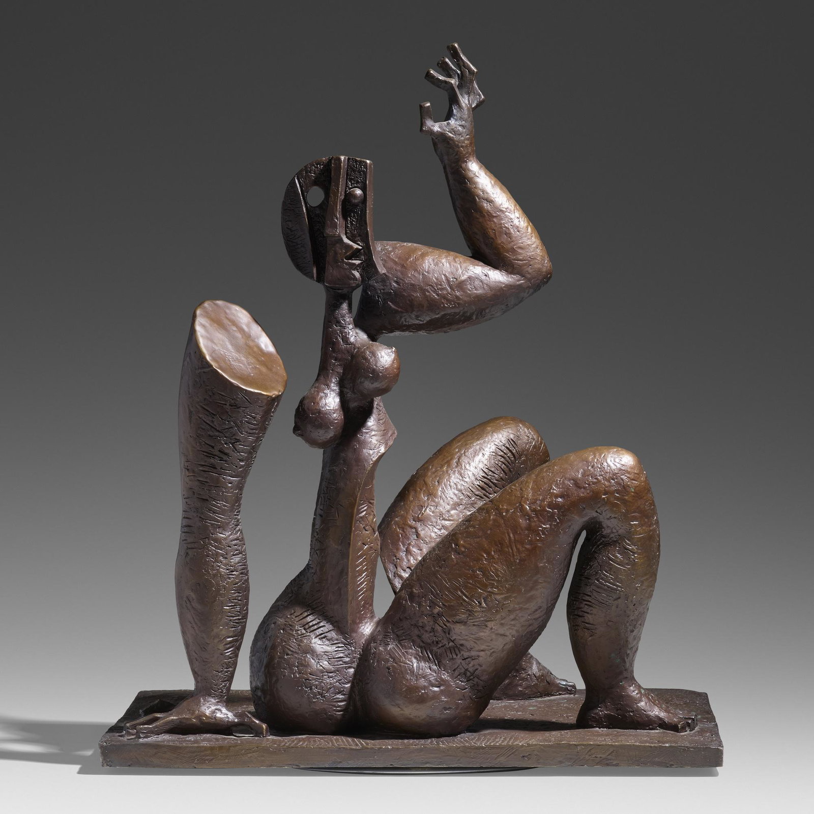Byron Galvez, Sitting Sculpture (1 of 5)