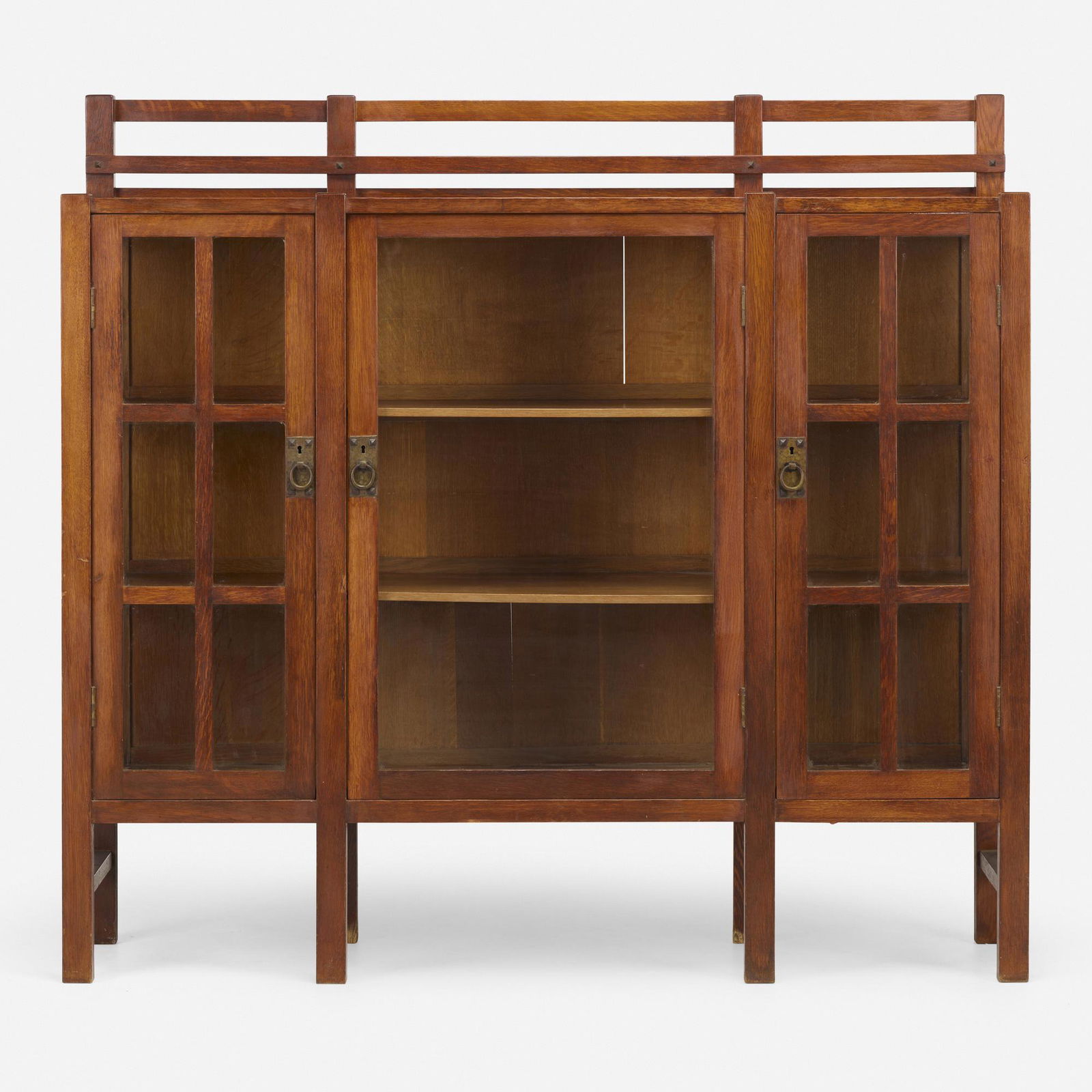 Charles Stickley, Three-door china cabinet (1 of 4)