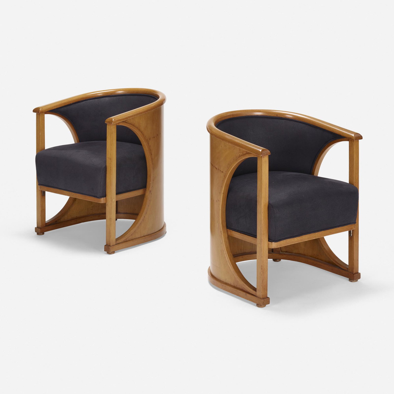 Josef Hoffmann, attr., Armchairs, pair (1 of 5)