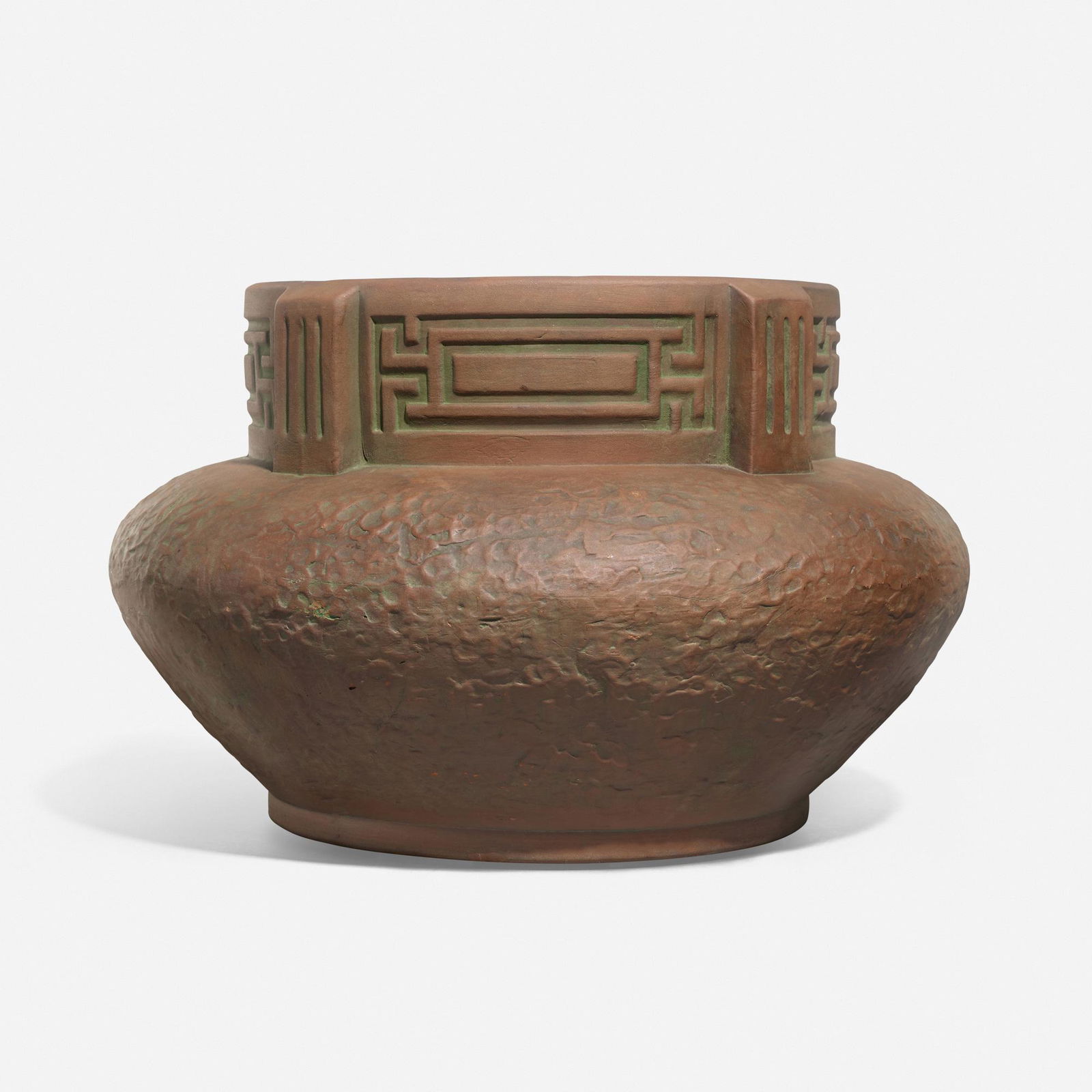 Zane Pottery, Rare Aztec / Prairie jardiniere (1 of 4)