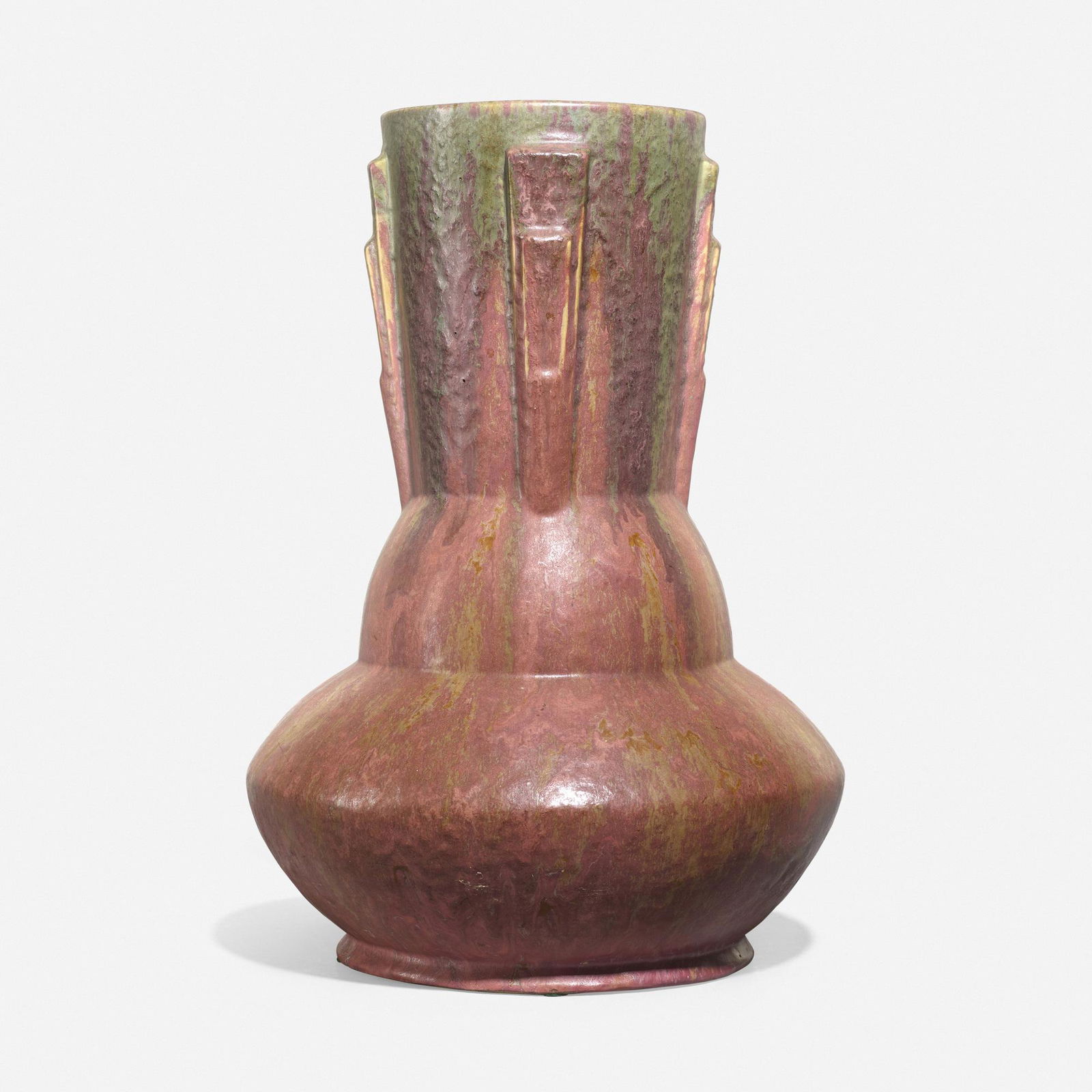 Roseville Pottery, Carnelian Ii Vase Auction