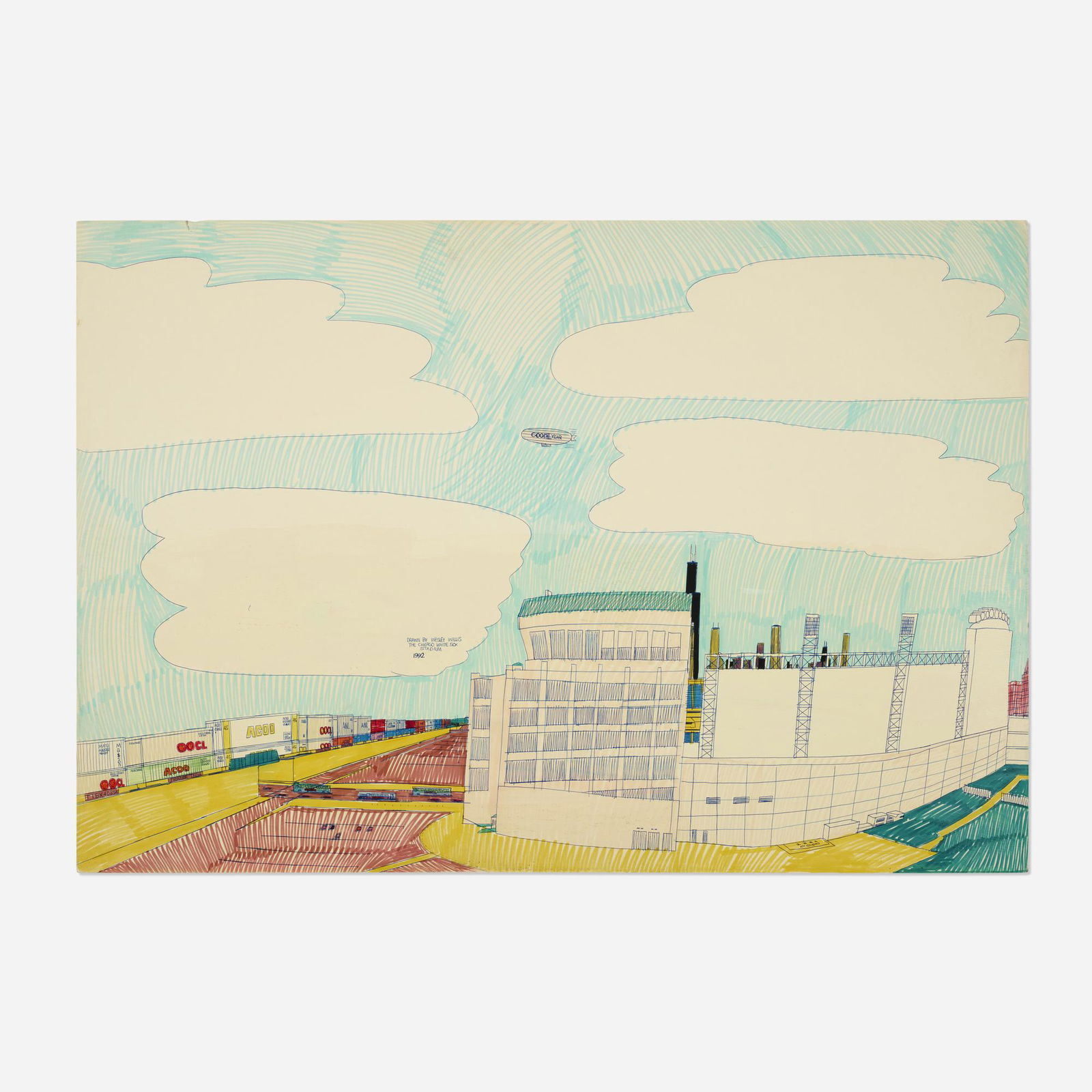 Wesley Willis, The Chicago White Sox Stadium (1 of 3)