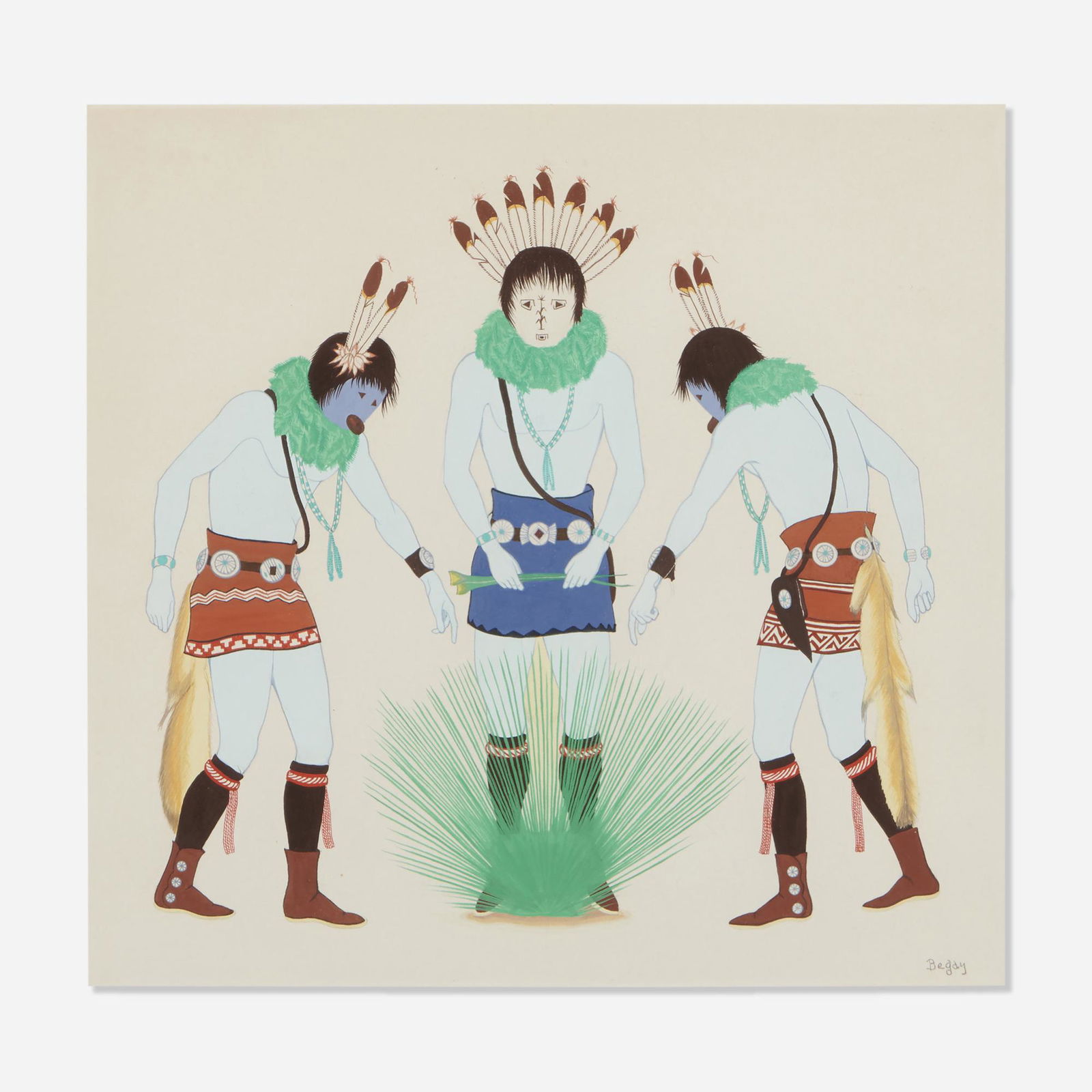 Harrison Begay, Ceremonial Performer (1 of 4)