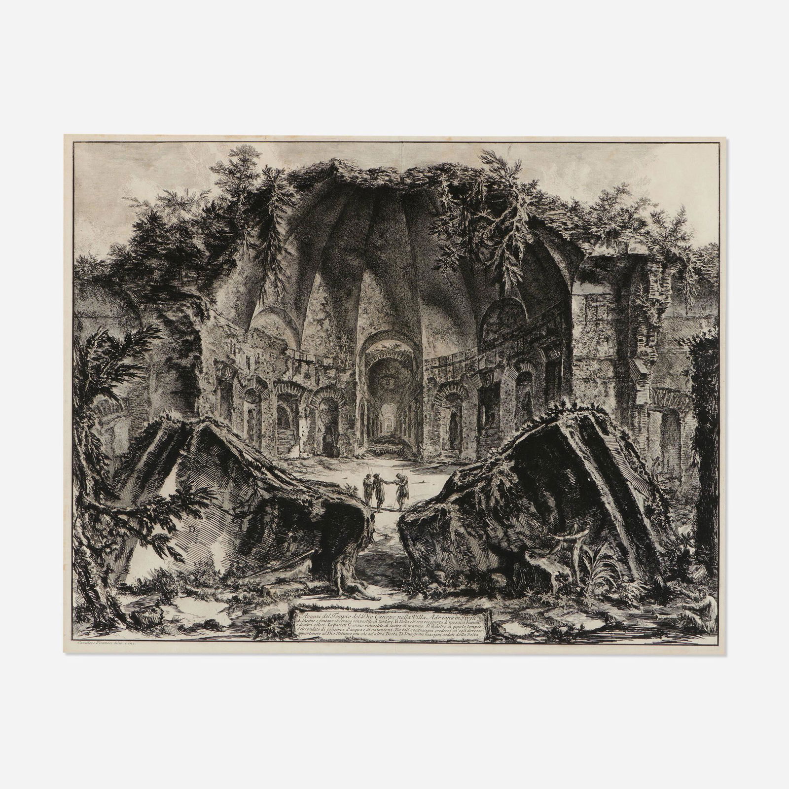 Giovanni B. Piranesi, Hadrian's Villa (1 of 3)