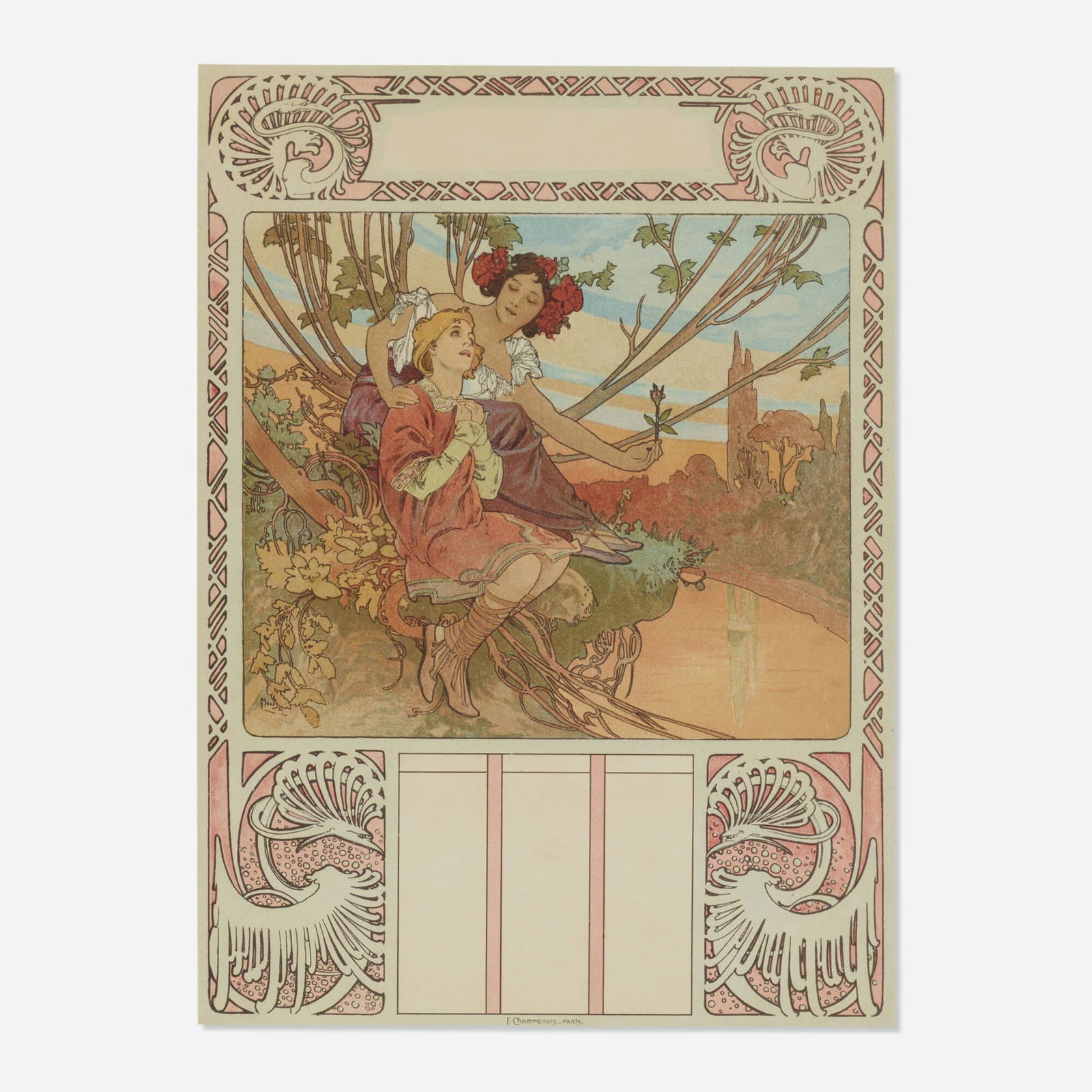 Alphonse Mucha, L'Adolescence (1 of 4)