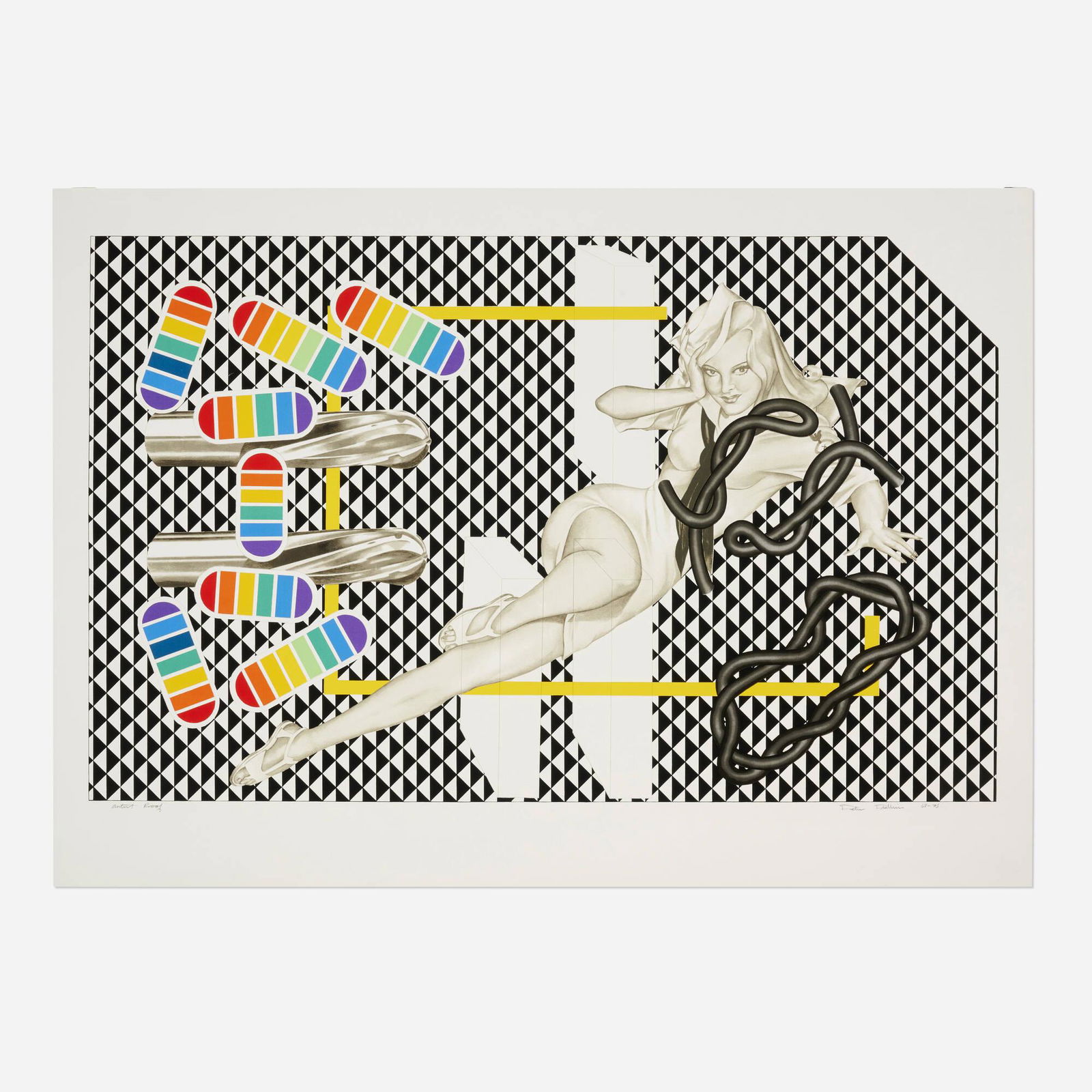 Peter Phillips, Gravy for the Navy: Peter Phillips Gravy for the Navy 1968-1975screenprint in colors image: 23.125 h x 37.25 w in (59 x 95 cm) sheet: 28.75 h x 40.125 w in (73 x 102 cm) Signed, dated and numbered to lower edg