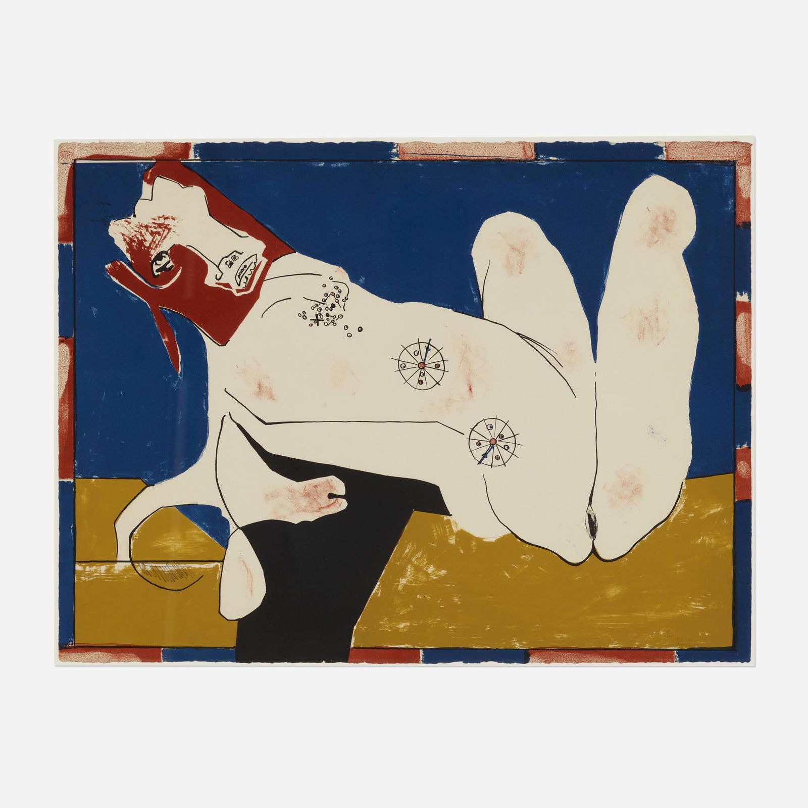 David Hare, Cronus Hermaphrodite: David Hare Cronus Hermaphrodite 1972lithograph in colors 22.375 h x 30 w in (57 x 76 cm) Signed, dated and numbered to lower right '9/20 15/5/72 Hare'. This work is number 9 from the edition o