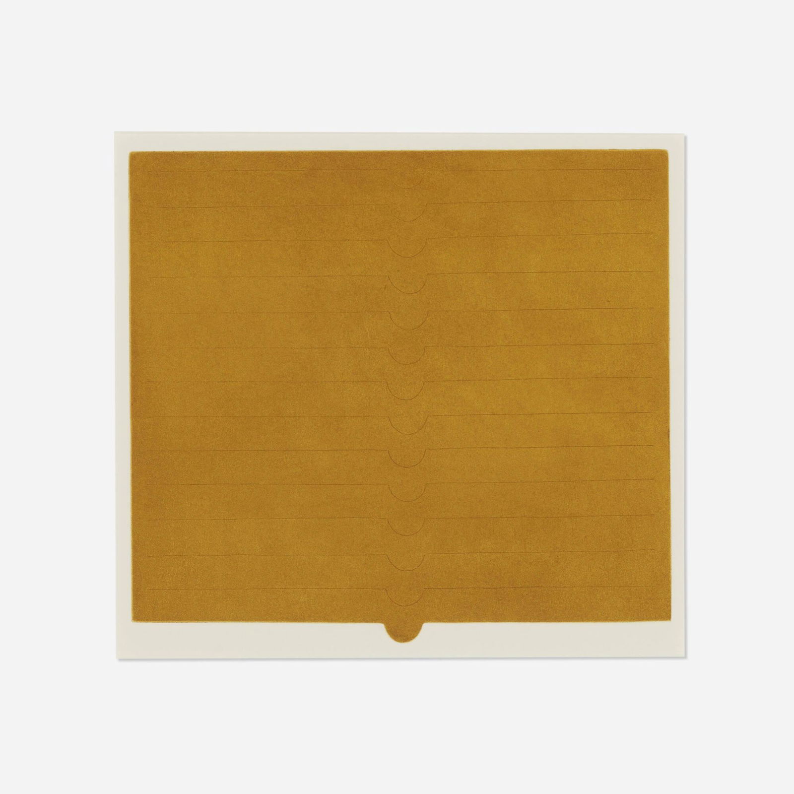 Kim Lim, Yellow Ochre Aquatint (1 of 4)