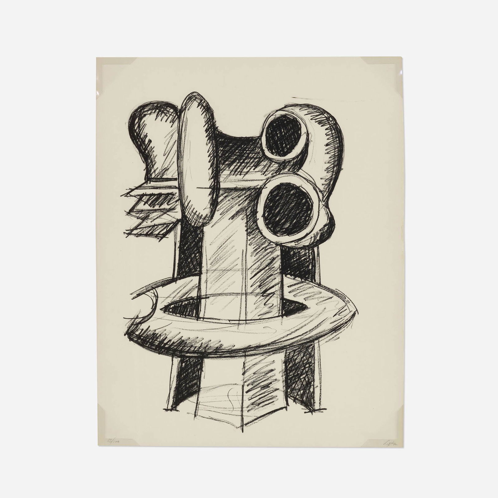 Seymour Lipton, Oracle: Study for Clairvoyant (1 of 4)