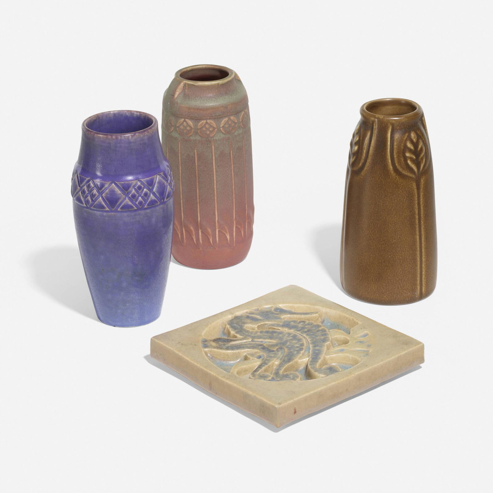 Rookwood Pottery, Four production items (1 of 4)
