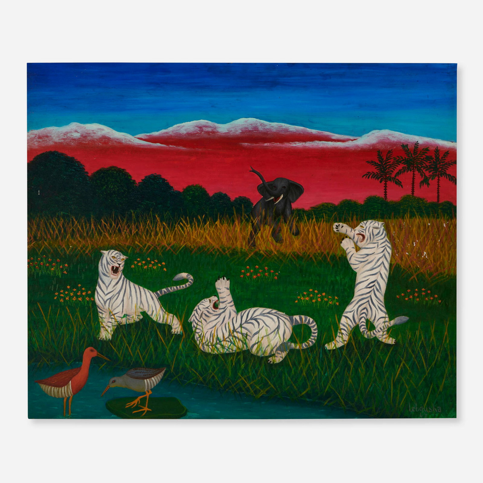 Lawrence Lebduska, Three Tigers (1 of 4)