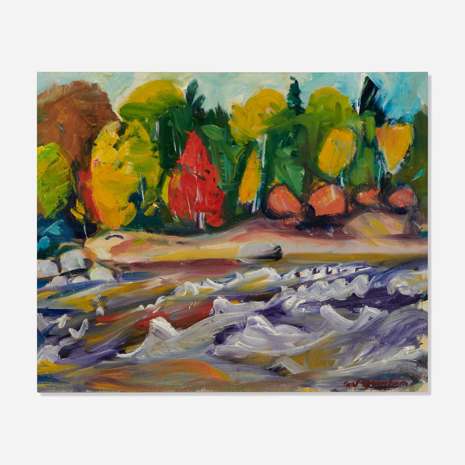 Carl Sprinchorn, River and Woods & Oak Leaves (1 of 4)