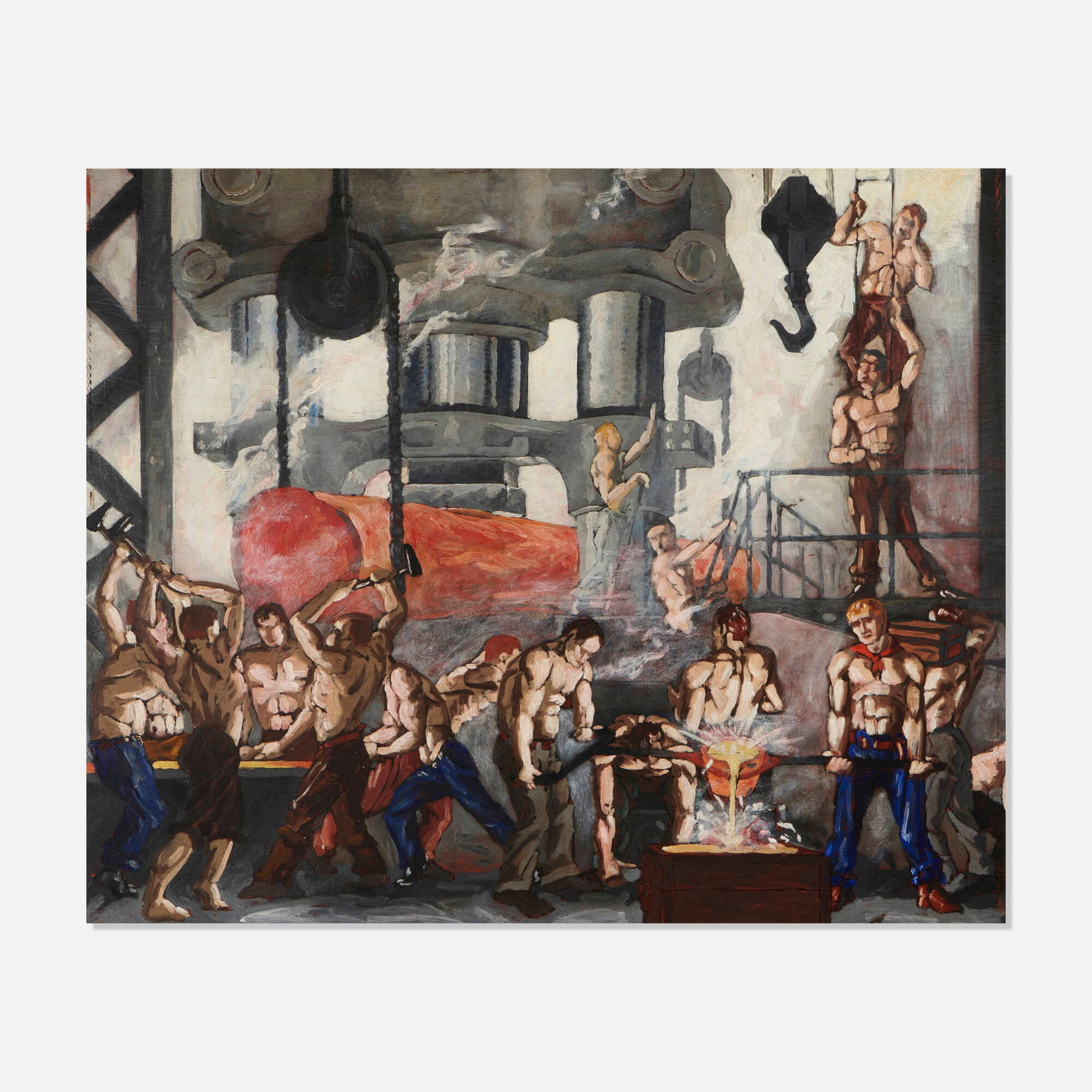 Artist Unknown, Steel Mill (1 of 4)