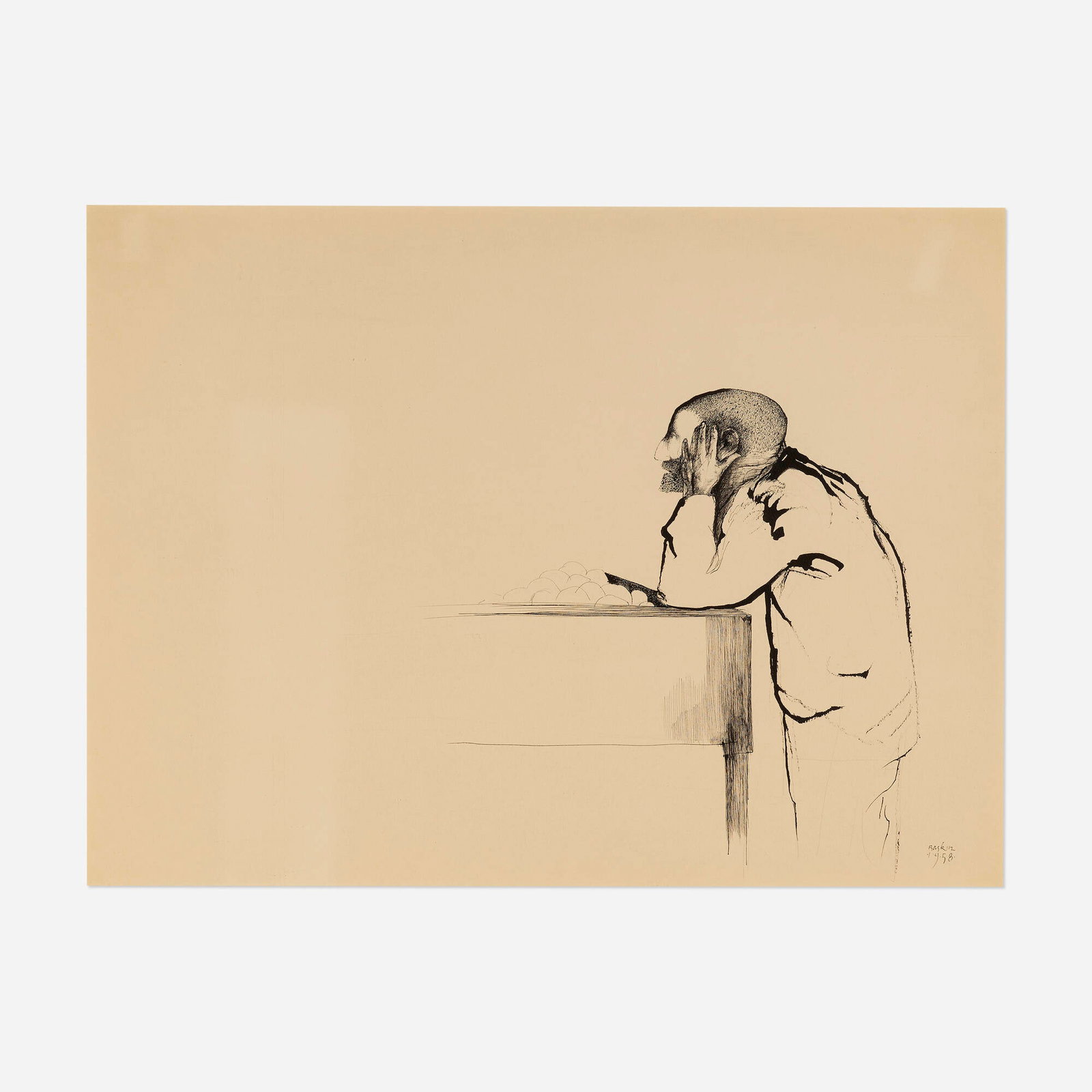 Leonard Baskin, The Peddler (1 of 4)