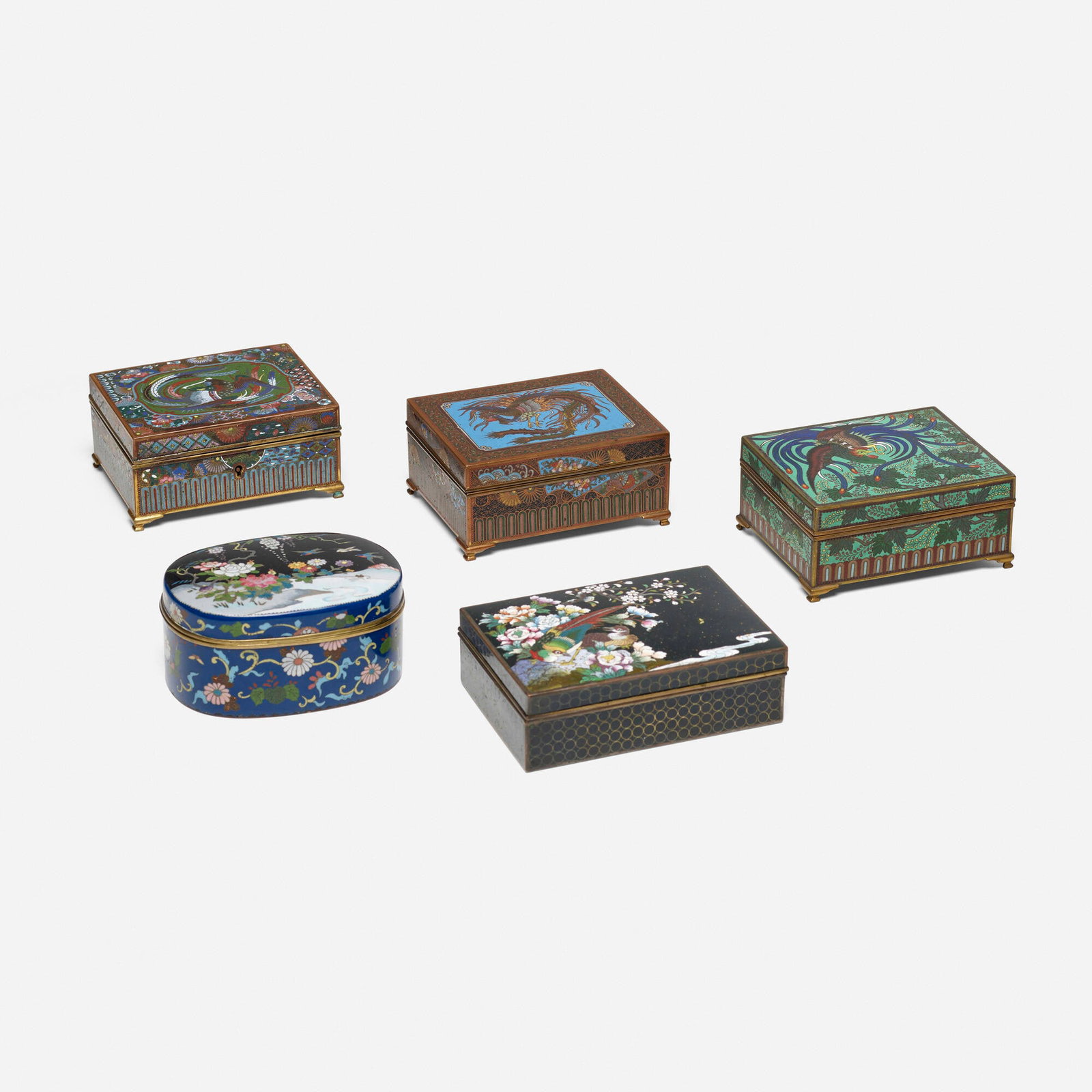Japanese, Collection of five boxes (1 of 5)
