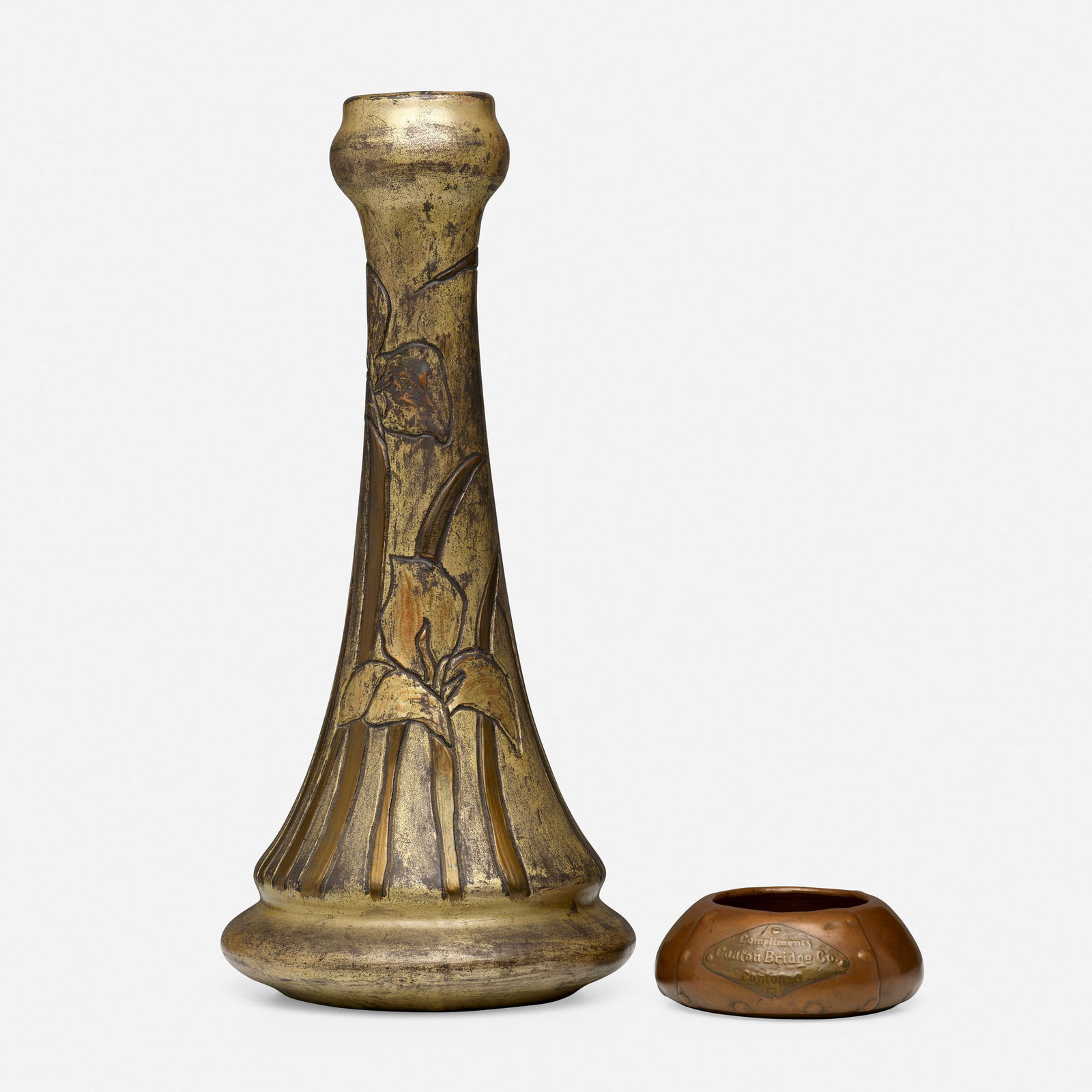 Clewell Pottery, Vases, set of two (1 of 5)