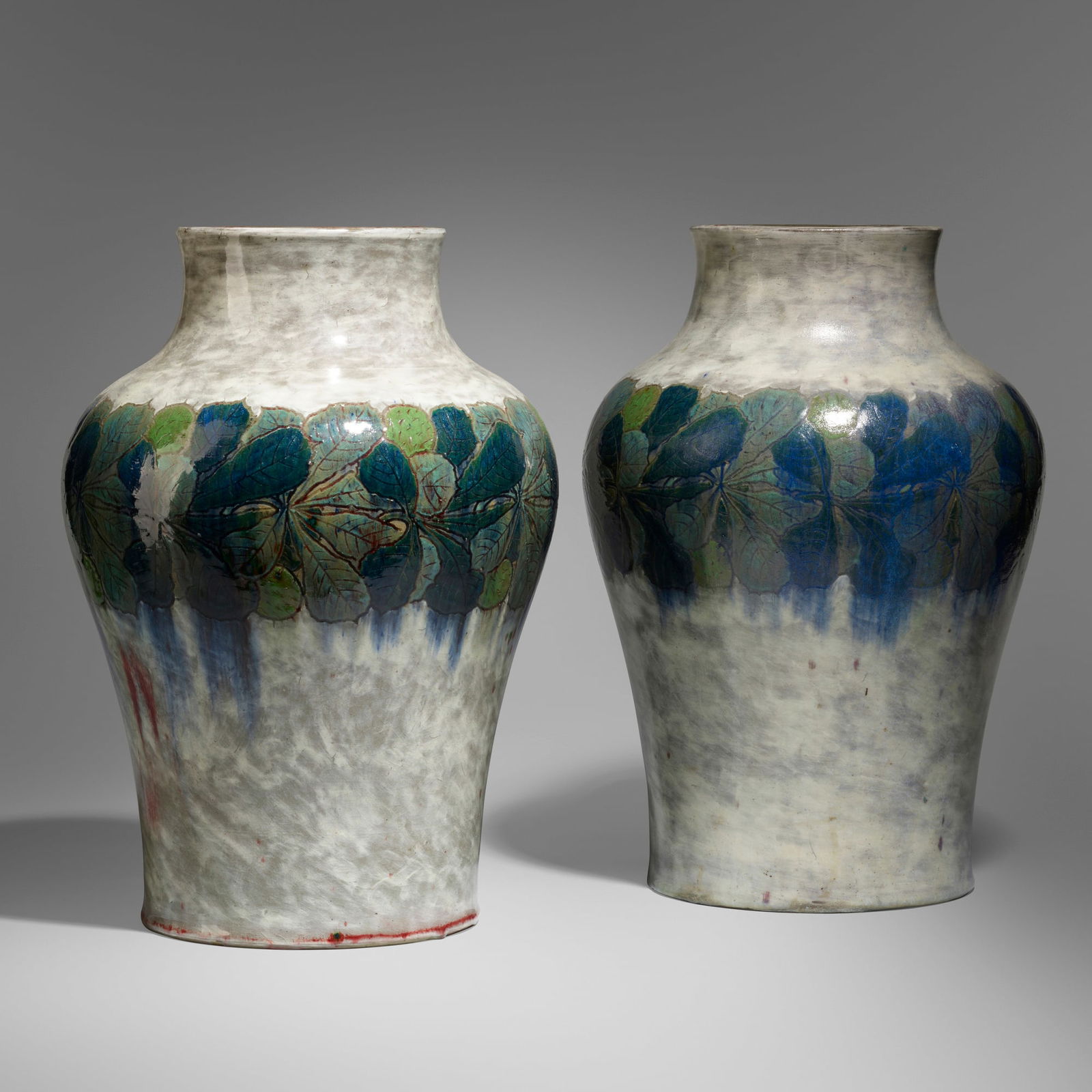 Auguste Delaherche, Early vases with chestnut (1 of 5)