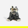 Weller Pottery, Rare Black Pop-Eyed Dog figure
