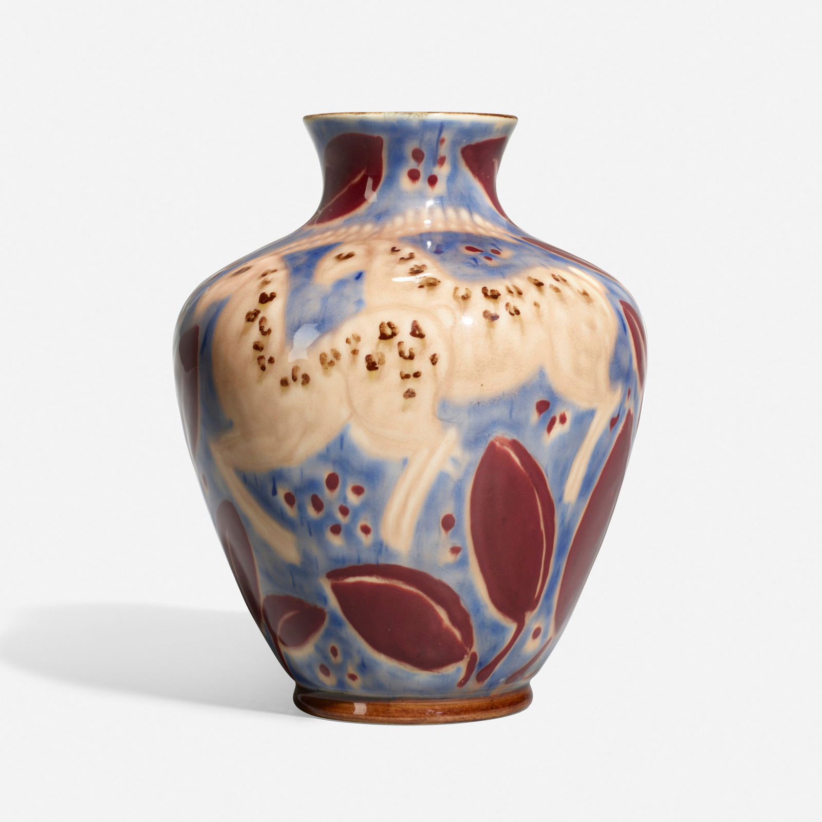 Elizabeth Barrett, Decorated Porcelain vase (1 of 4)