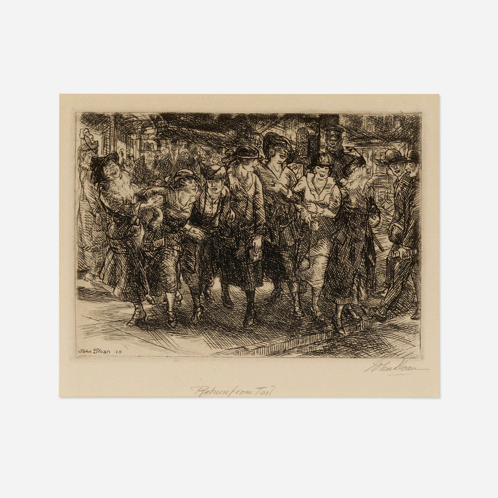 John Sloan, Return from Toil (1 of 4)