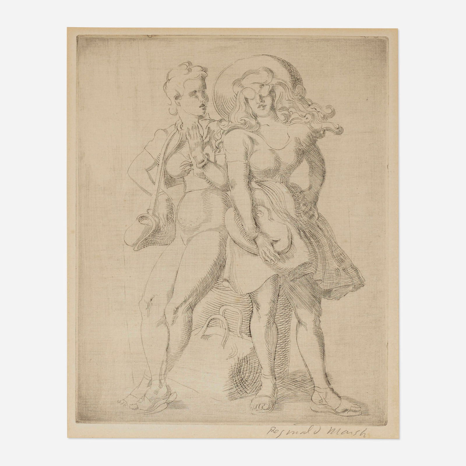 Reginald Marsh, League Print (1 of 4)