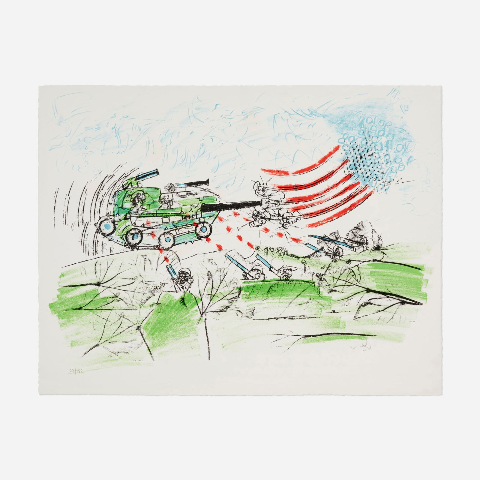 Roberto Sebastian Matta, La Guerre (1 of 2)