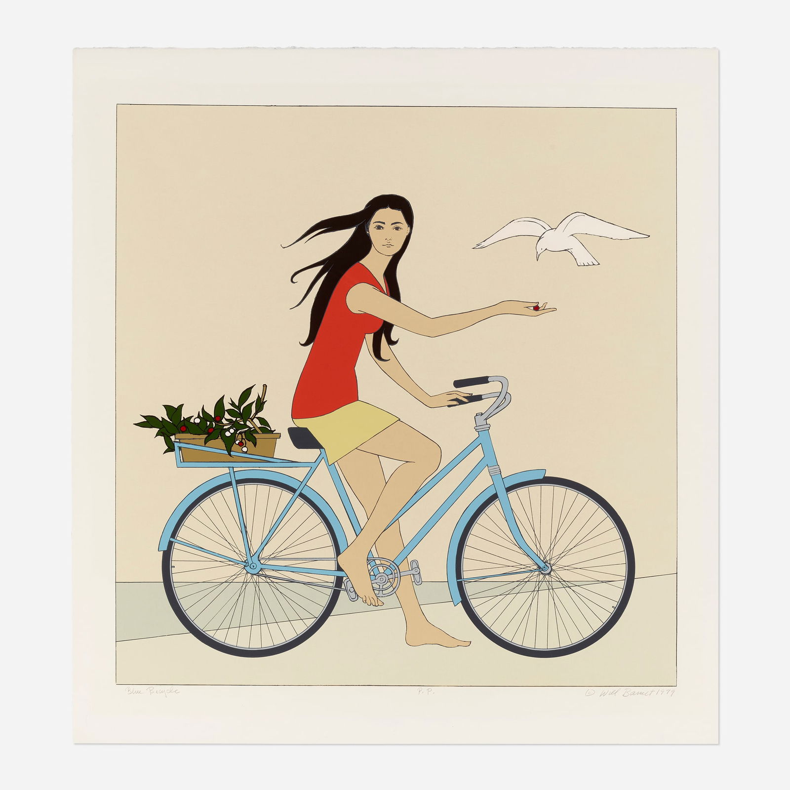 Will Barnet, The Blue Bicycle (1 of 2)
