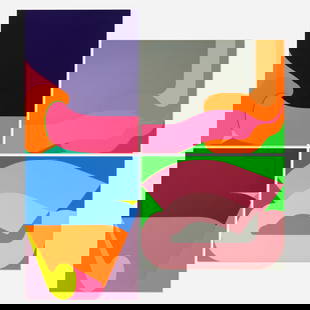 Sven Lukin, Four works from Portfolio #1: Sven Lukin Four works from Portfolio #1 1969screenprint in colors 29 h x 23 w in (74 x 58 cm) Signed, dated and numbered to verso of each work '36/175 Sven Lukin 69', '27/175 Sven Lukin 69', '