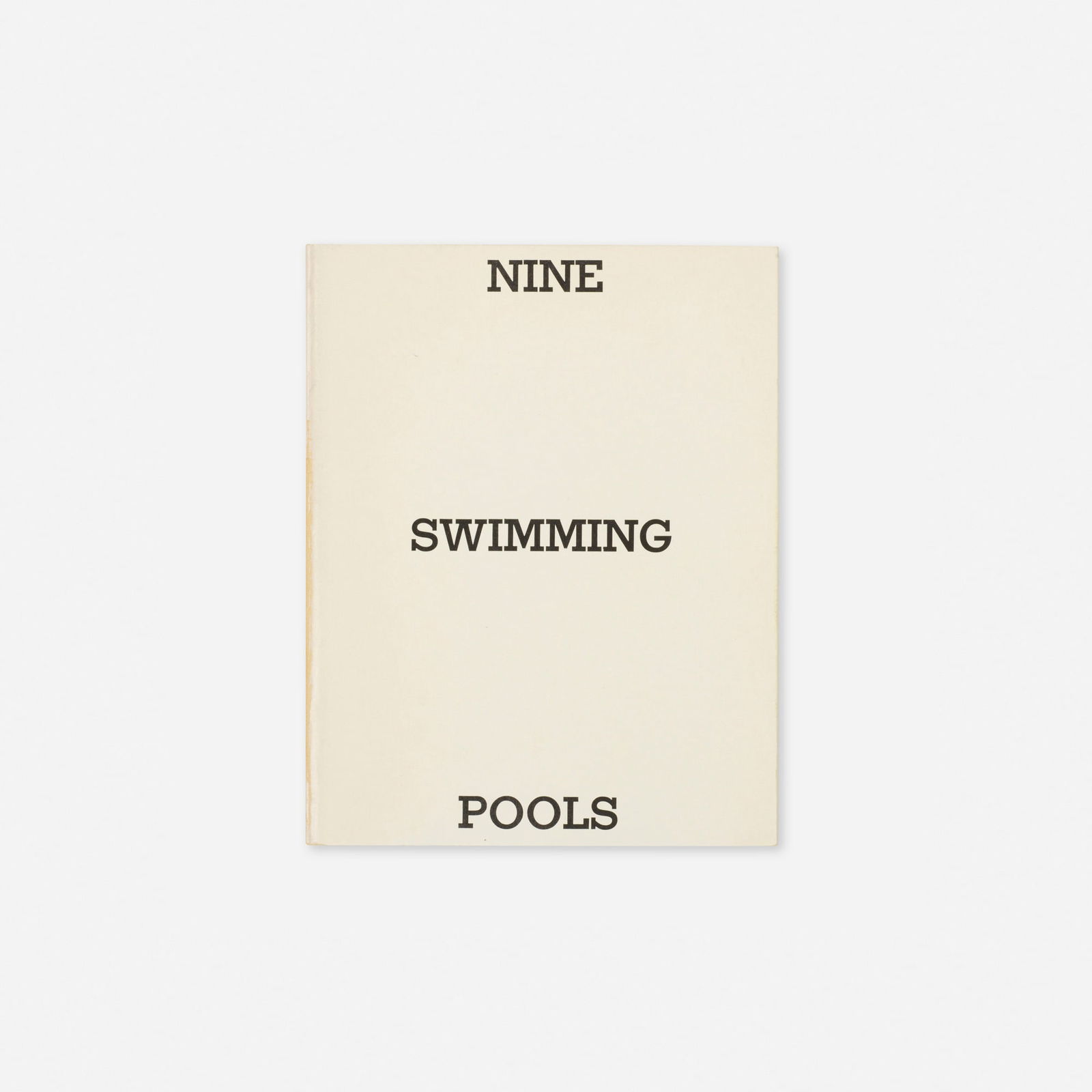 Ed Ruscha, Nine Swimming Pools and A Broken Glass (1 of 3)