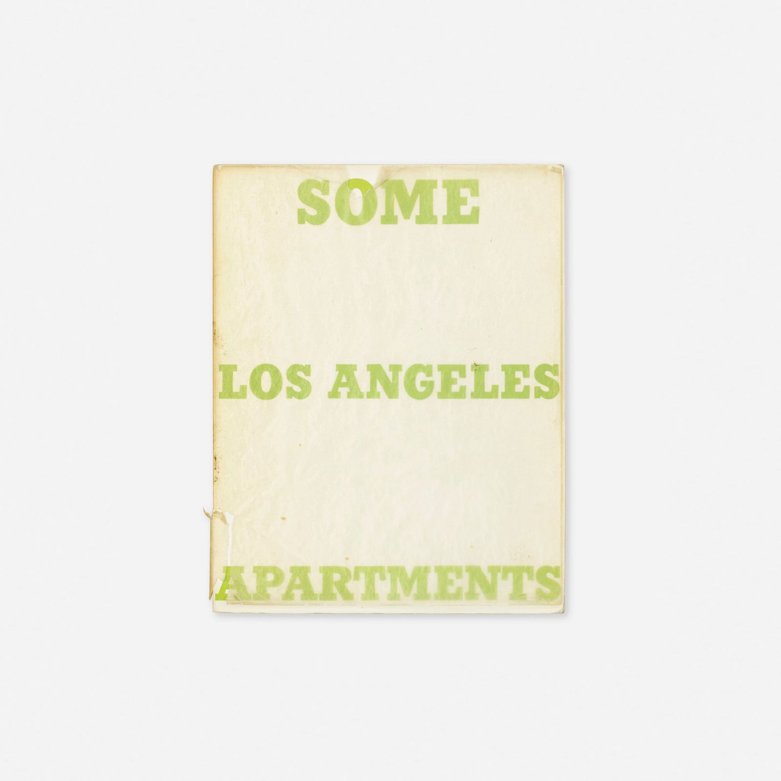 Ed Ruscha, Some Los Angeles Apartments (1 of 3)