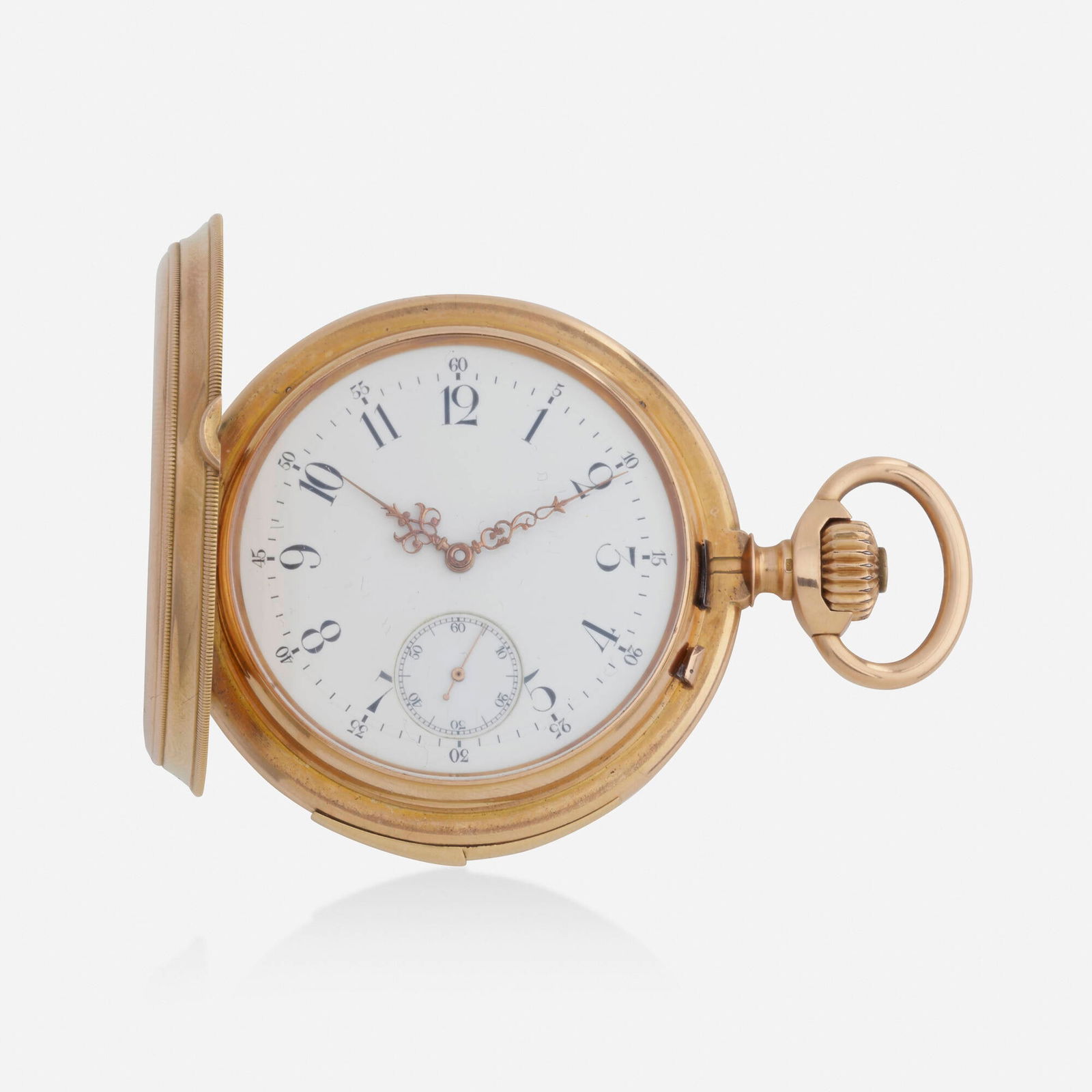 Johannes Hartmann, Gold keyless pocket watch (1 of 4)