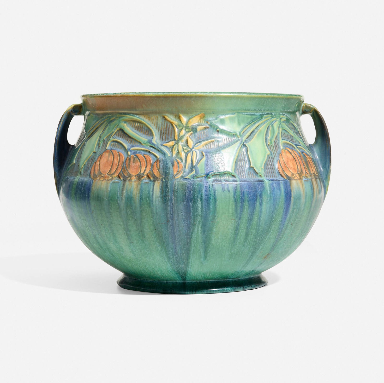 Roseville Pottery, Baneda jardiniere, model 626-9 (1 of 4)