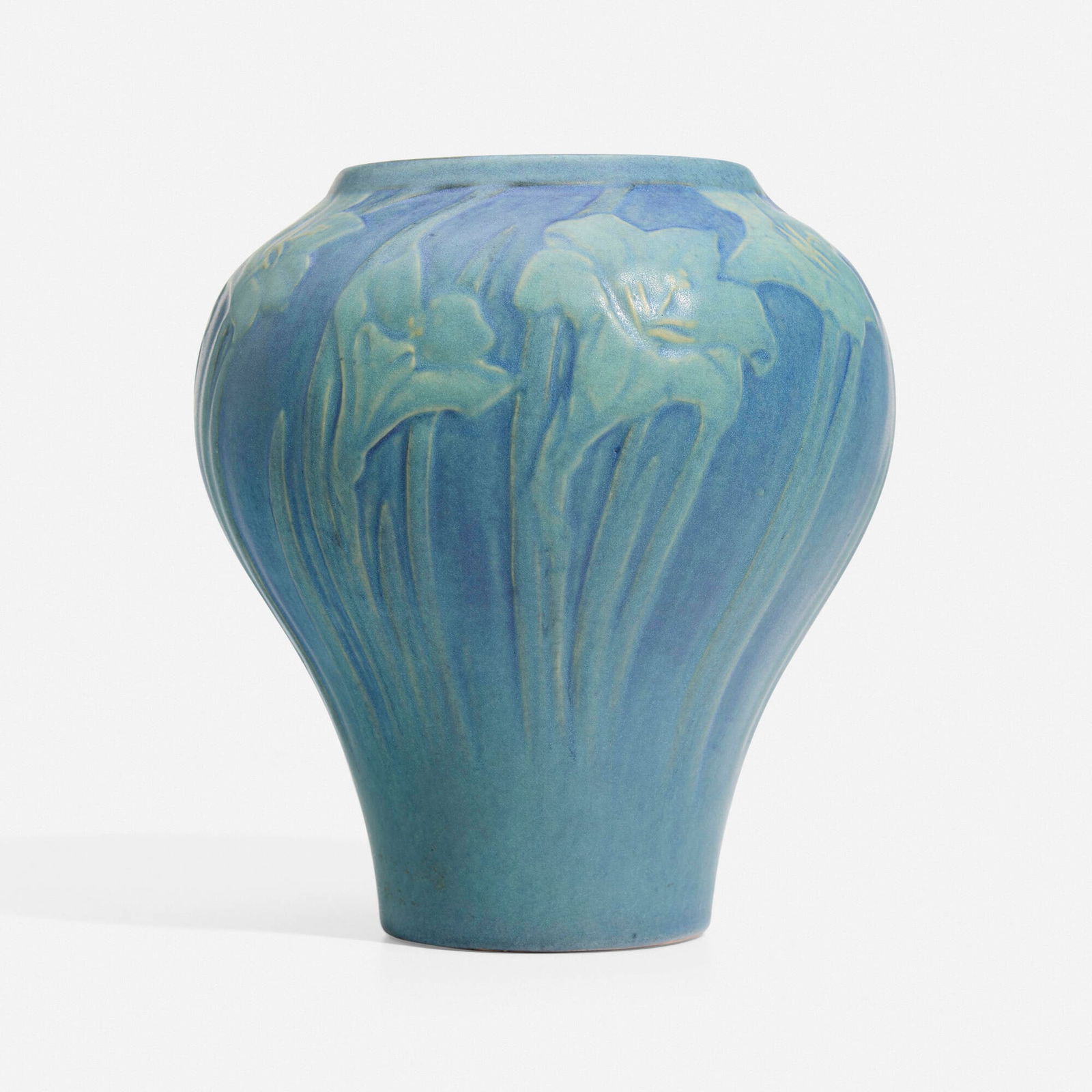 Anna F. Simpson for Newcomb, Vase with lilies (1 of 4)