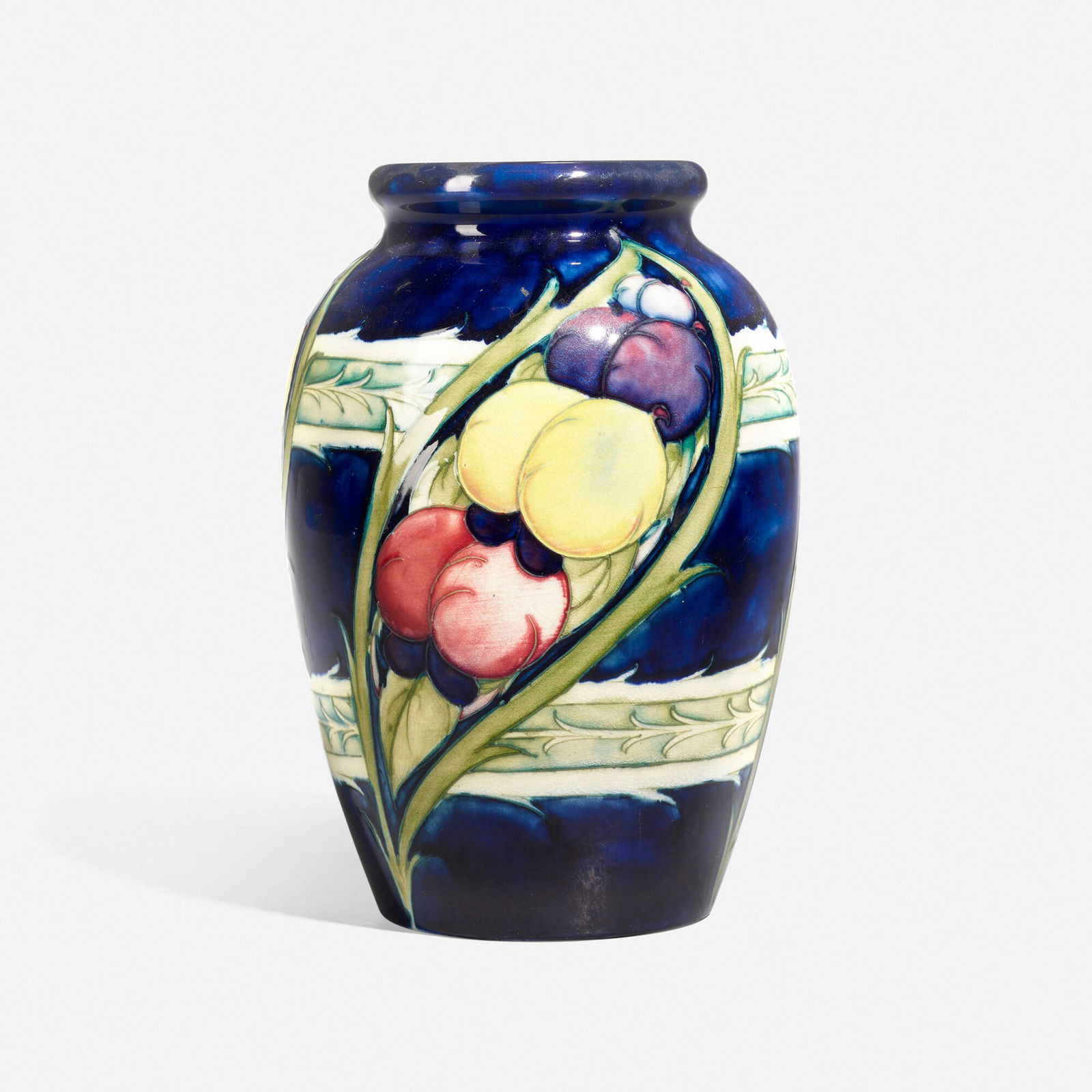 Moorcroft Pottery, Banded Wisteria vase (1 of 4)