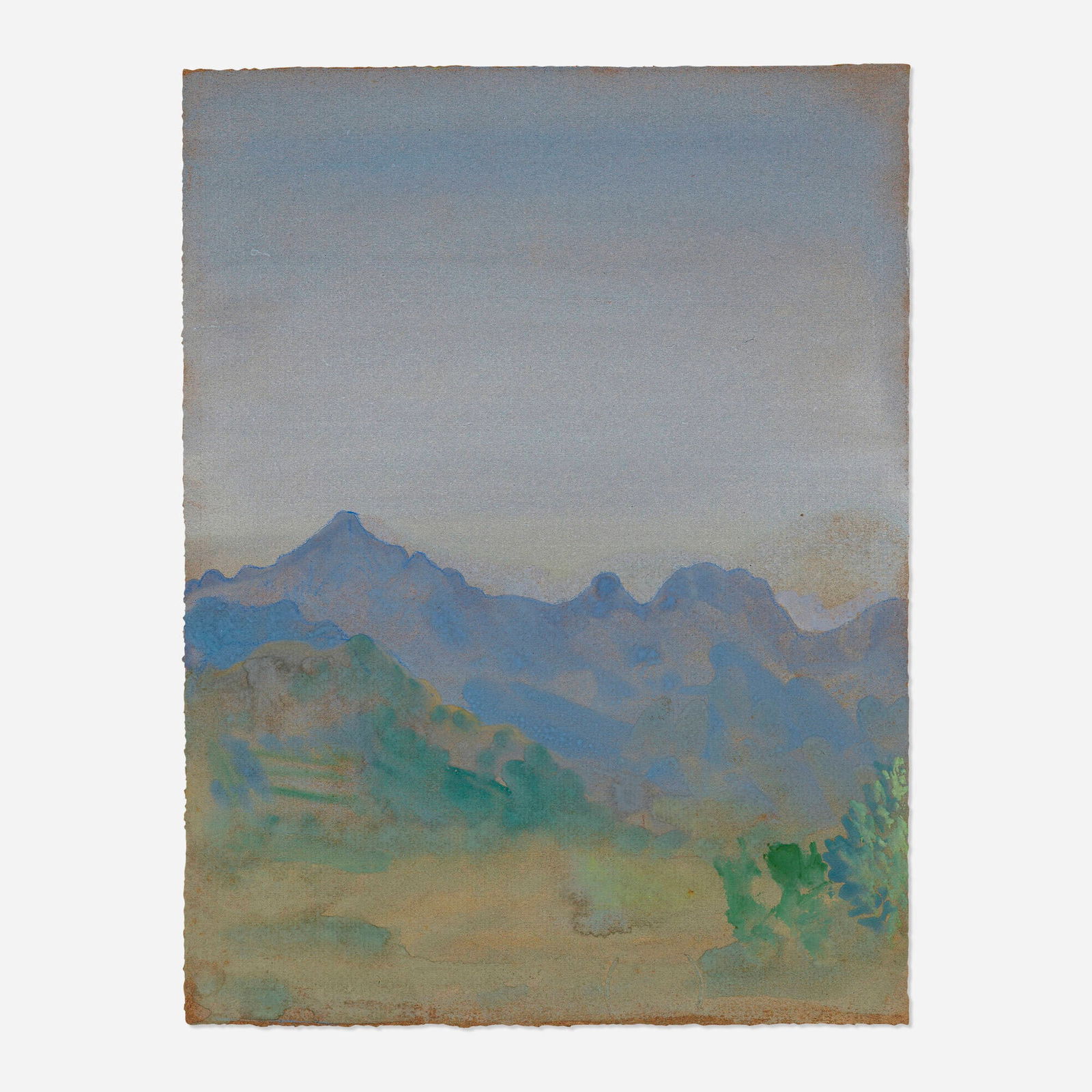 Arthur Bowen Davies, Mountain Landscape (1 of 3)