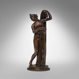 A Grand Tour model of Venus Callipyge: After the Antique A Grand Tour model of Venus Callipyge Italy, late 19th centurypatinated bronze 26.75 h x 9.75 w x 9.75 d in (68 x 25 x 25 cm) This figure is also known as the Aphrodite Kalli