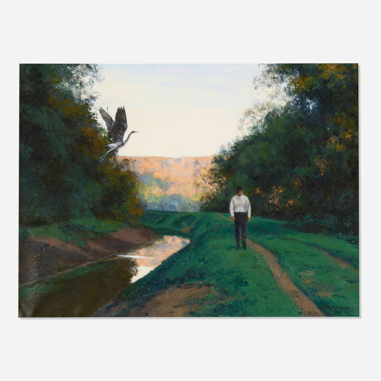 Alexander Farnham, Canal Towards Evening (1 of 4)