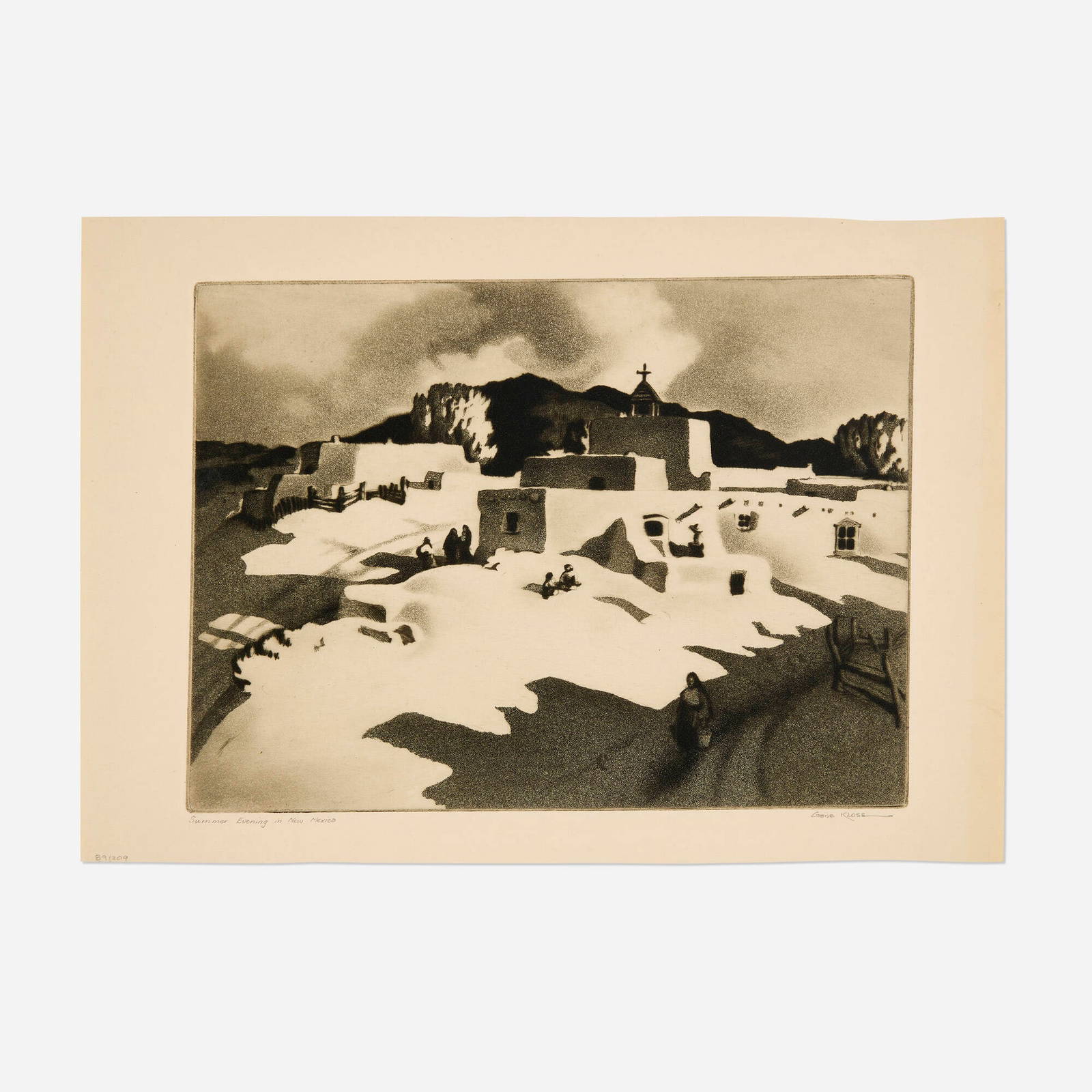 Gene Kloss, Summer Evening In New Mexico Auction