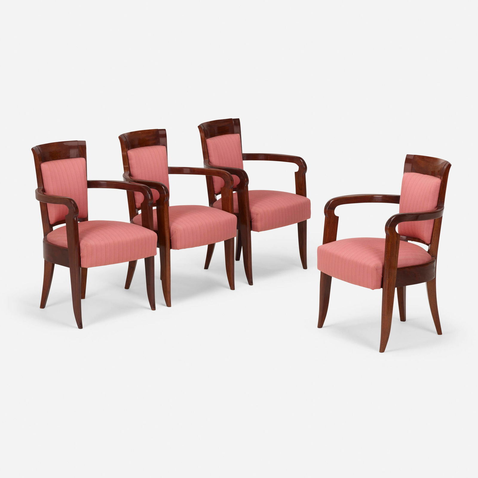 Marc Simon, Armchairs from the First Class Dining Room of the S.S. Liberte, set of four (1 of 6)