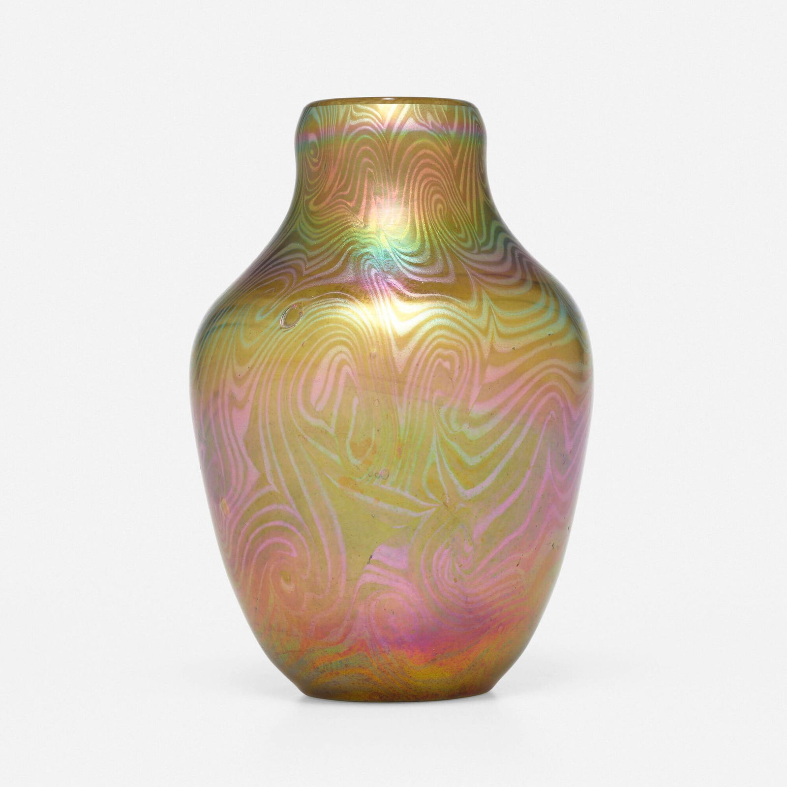 Tiffany Studios, Damascene vase (1 of 4)