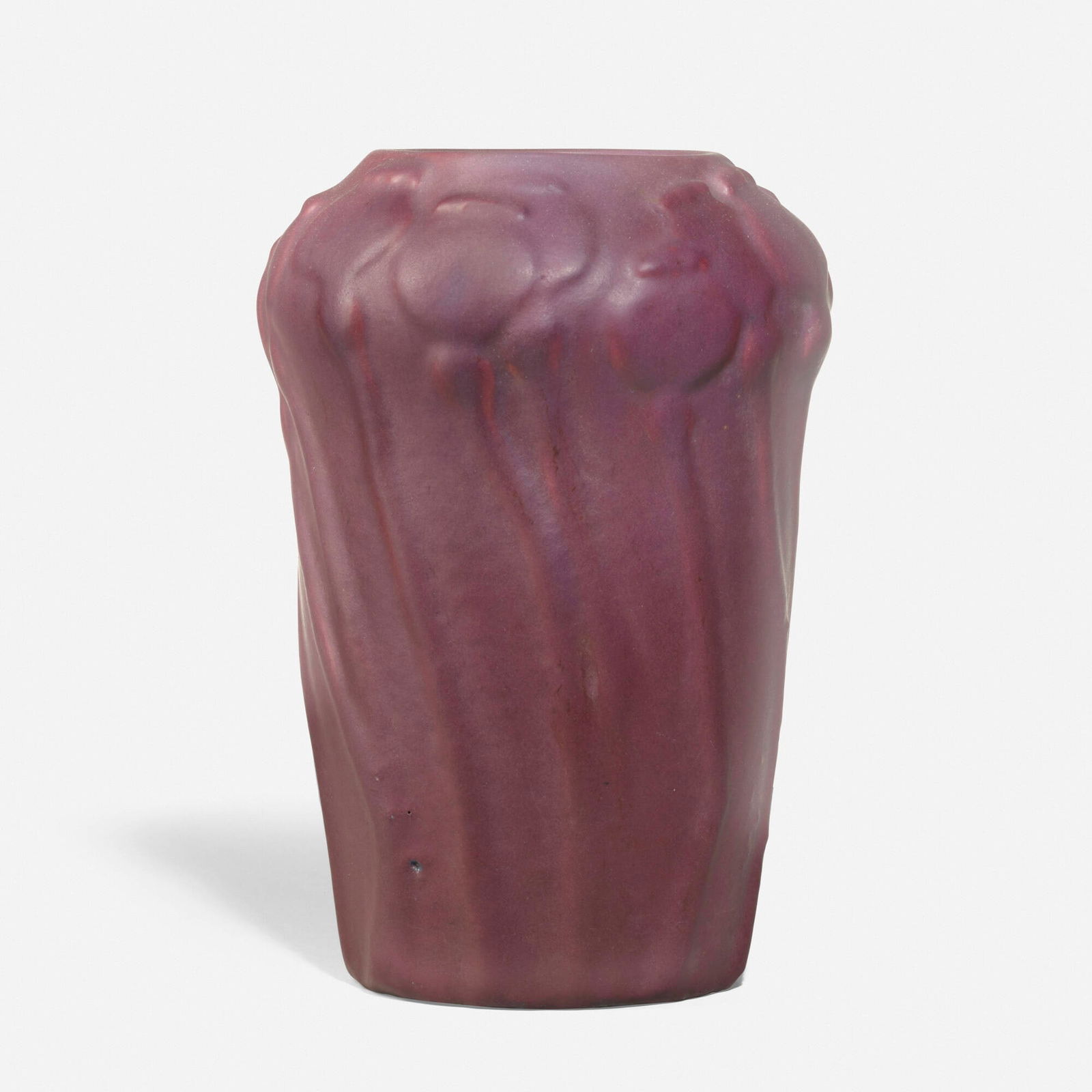 Artus Van Briggle for Van Briggle Pottery, Early vase with poppy pods, 1903 (1 of 4)