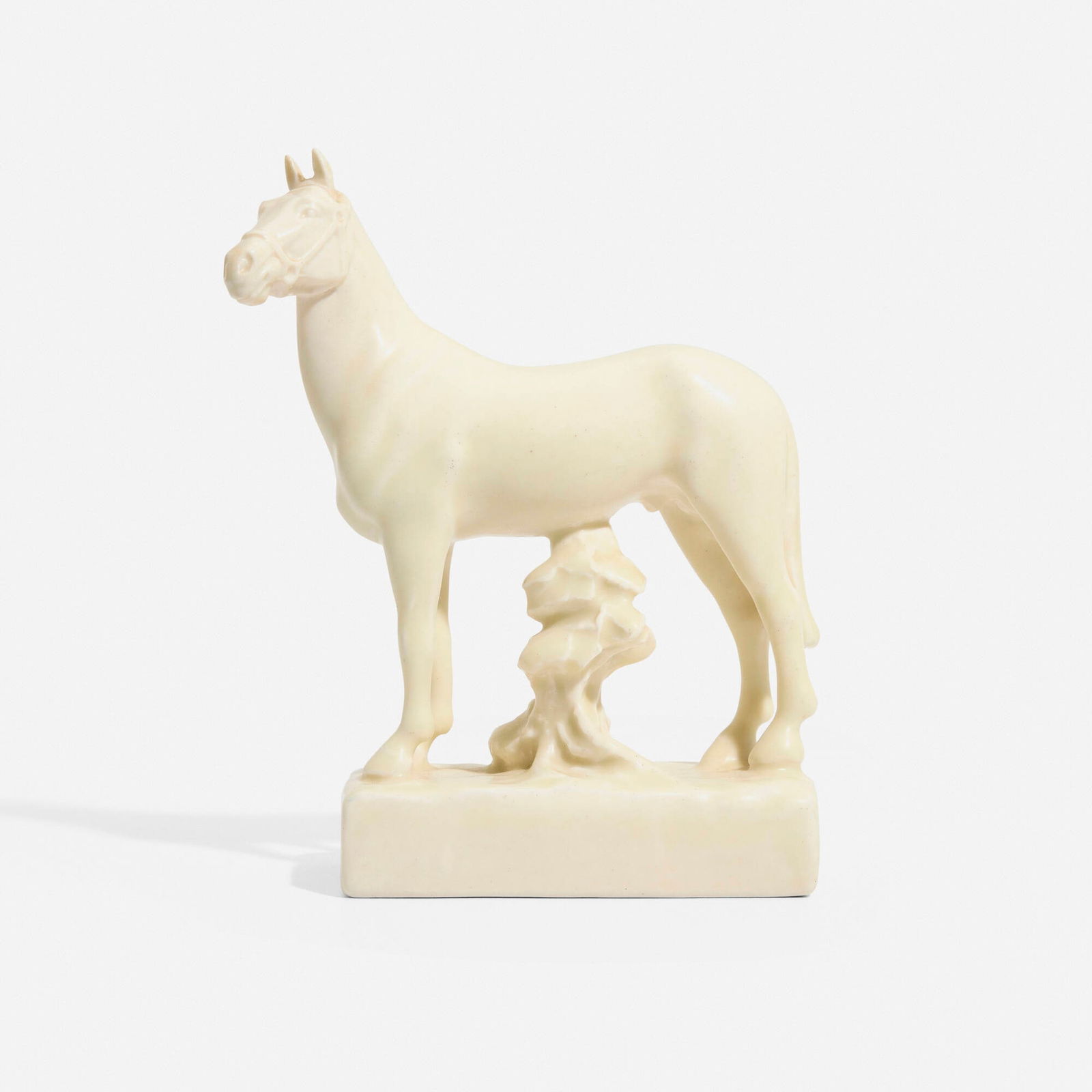 William P. McDonald for Rookwood Pottery, Rare Ivory Mat production Man-O-War paperweight (1 of 4)