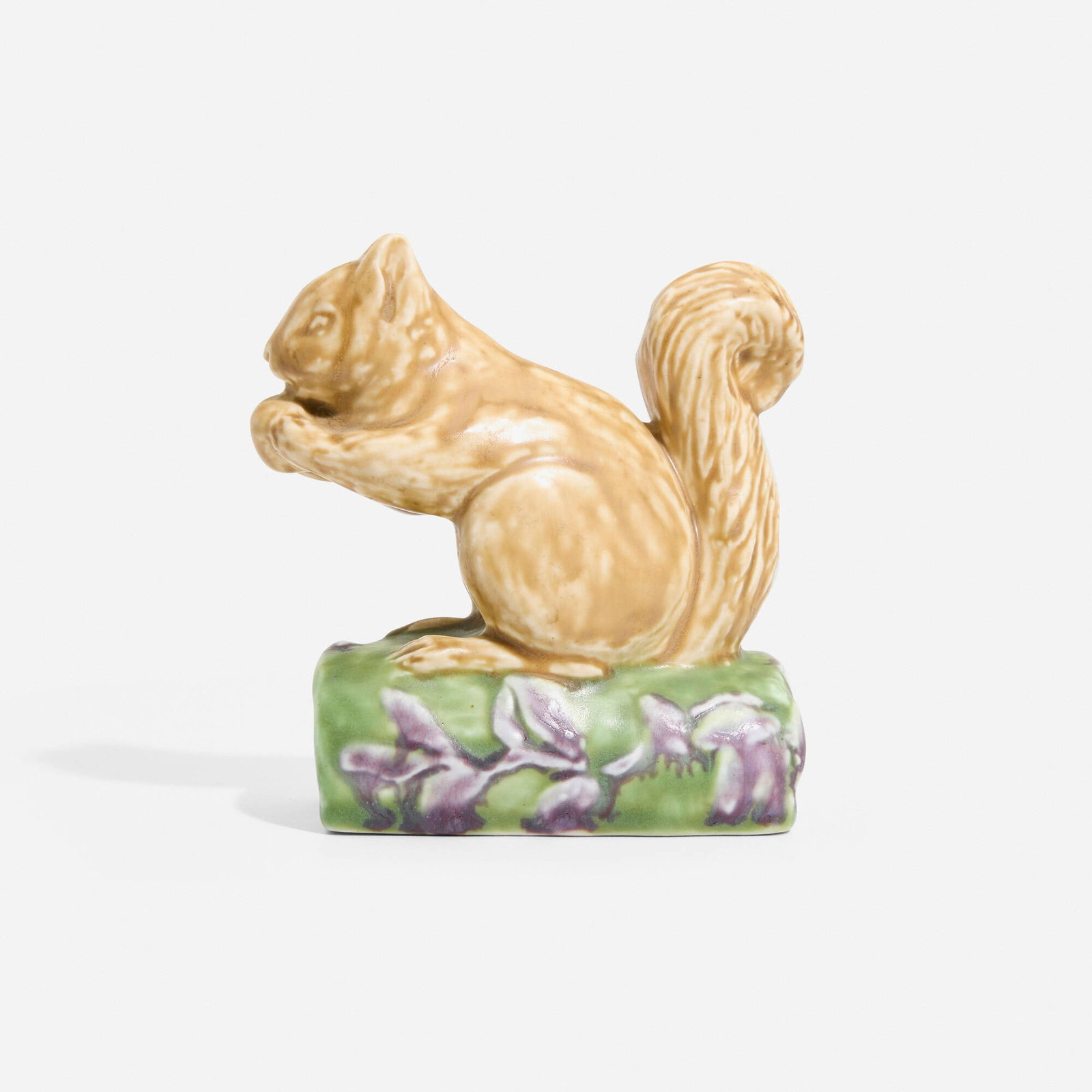 Sallie Toohey for Rookwood Pottery, Production squirrel and acorn paperweight (1 of 4)