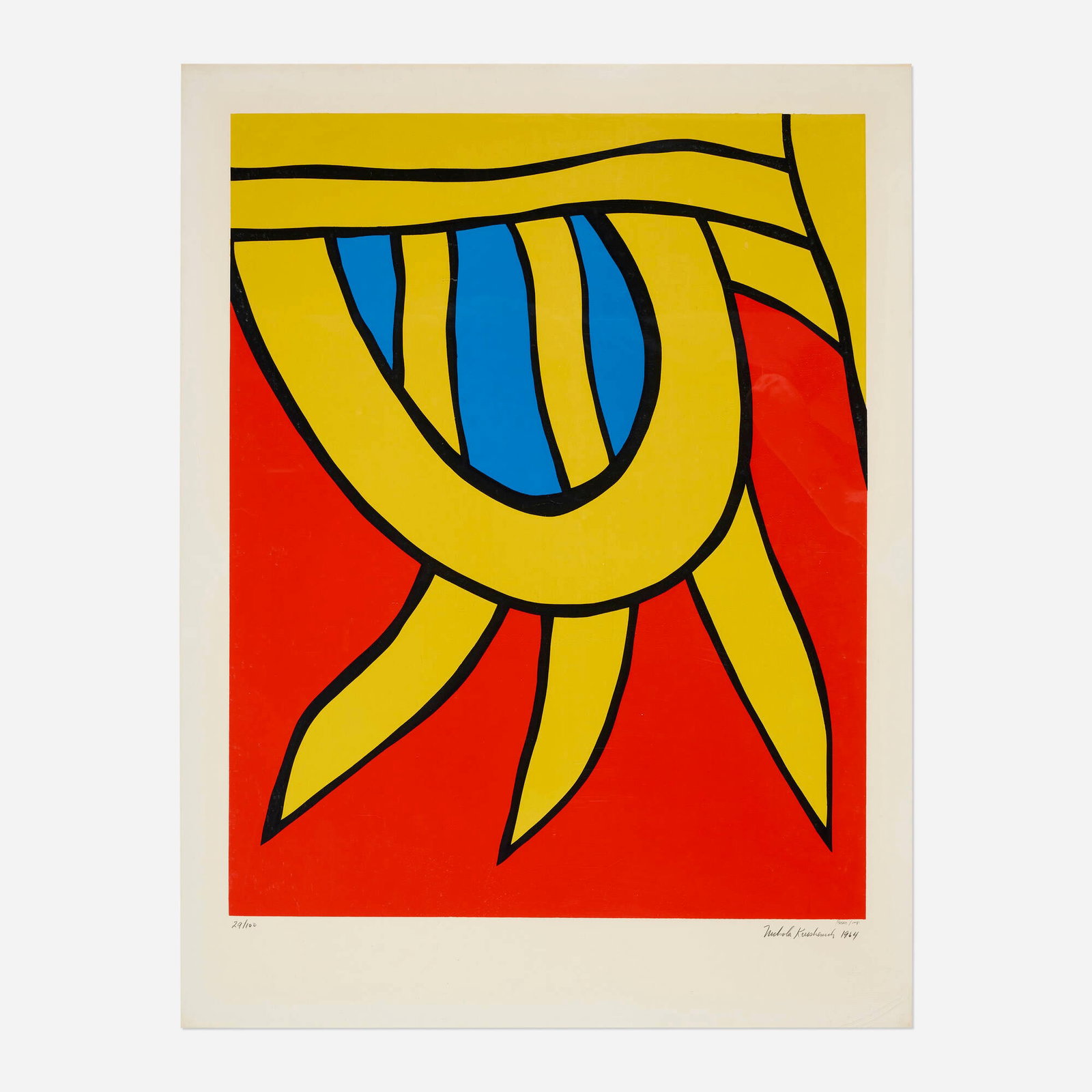 Nicholas Krushenick, Untitled (Composition) (1 of 4)