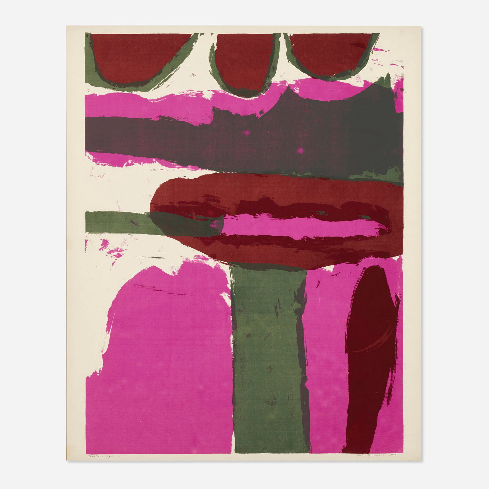 Corita Kent (Sister Mary Corita), earth as a sign: Corita Kent (Sister Mary Corita) earth as a sign 1962 screenprint in colors image: 29 h x 22 w in (74 x 56 cm) sheet: 30.25 h x 25 w in (77 x 63 cm) Signed, titled and dated to lower edge 'e