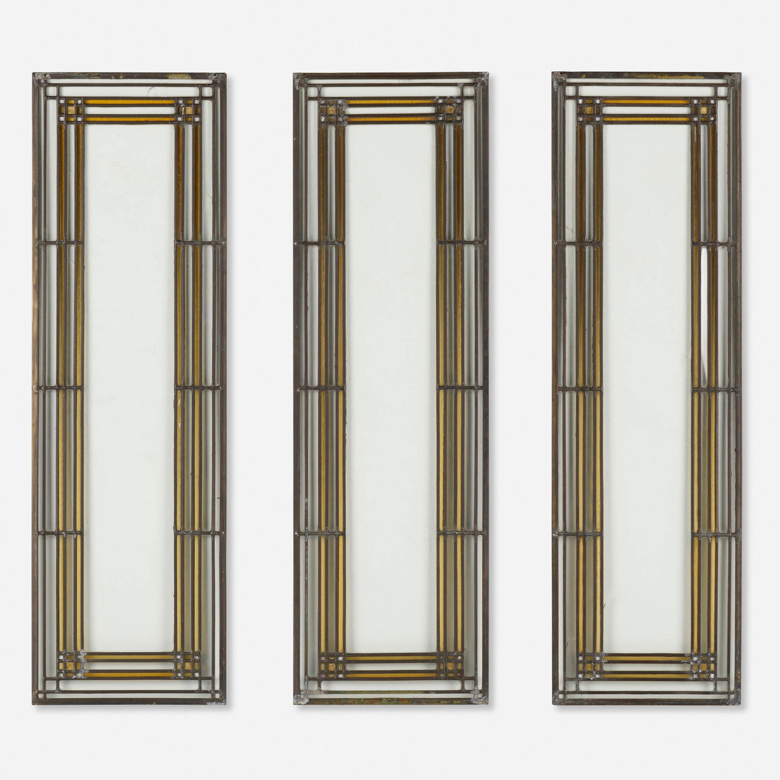 Prairie School Style, Windows, set of three (1 of 3)