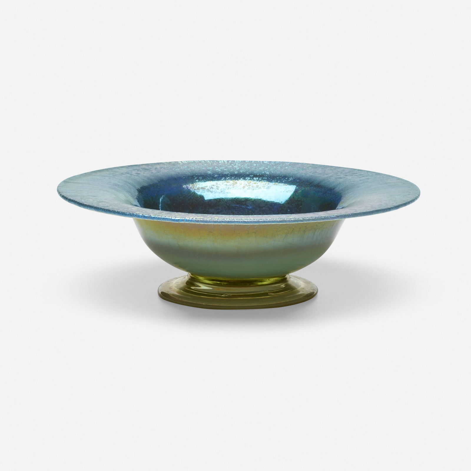 Tiffany Studios, Early footed bowl (1 of 4)